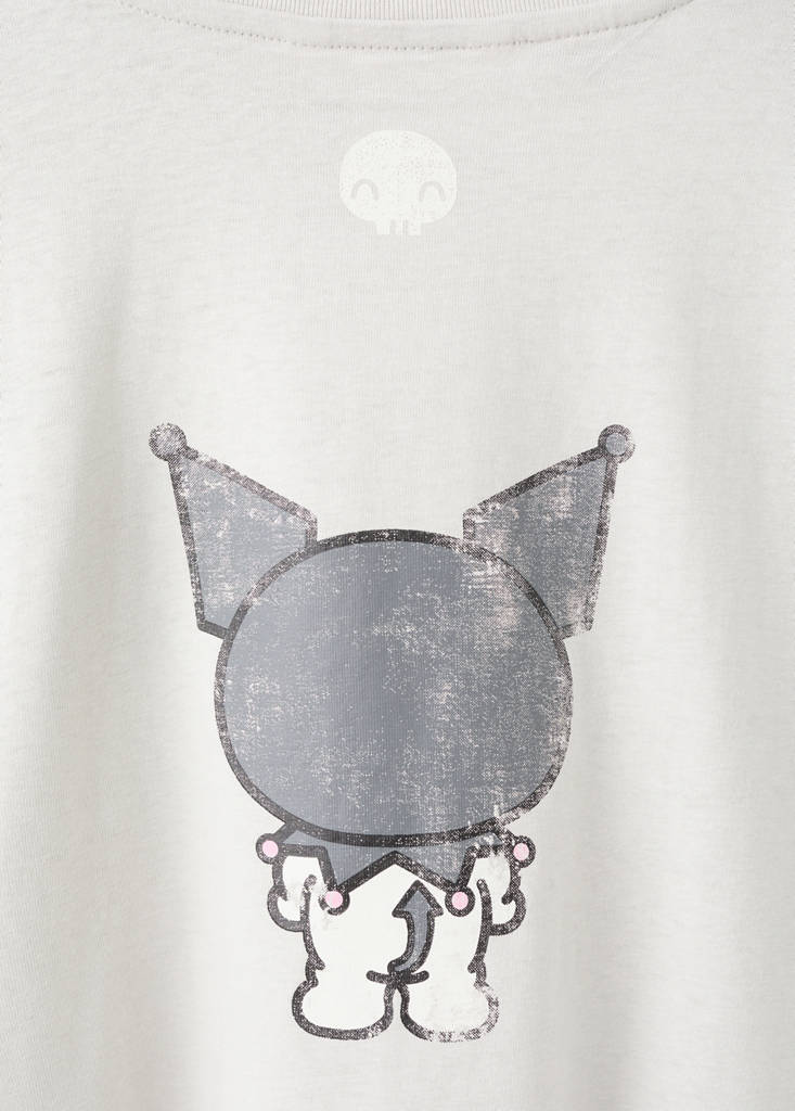 Kuromi t-shirt — Grey
