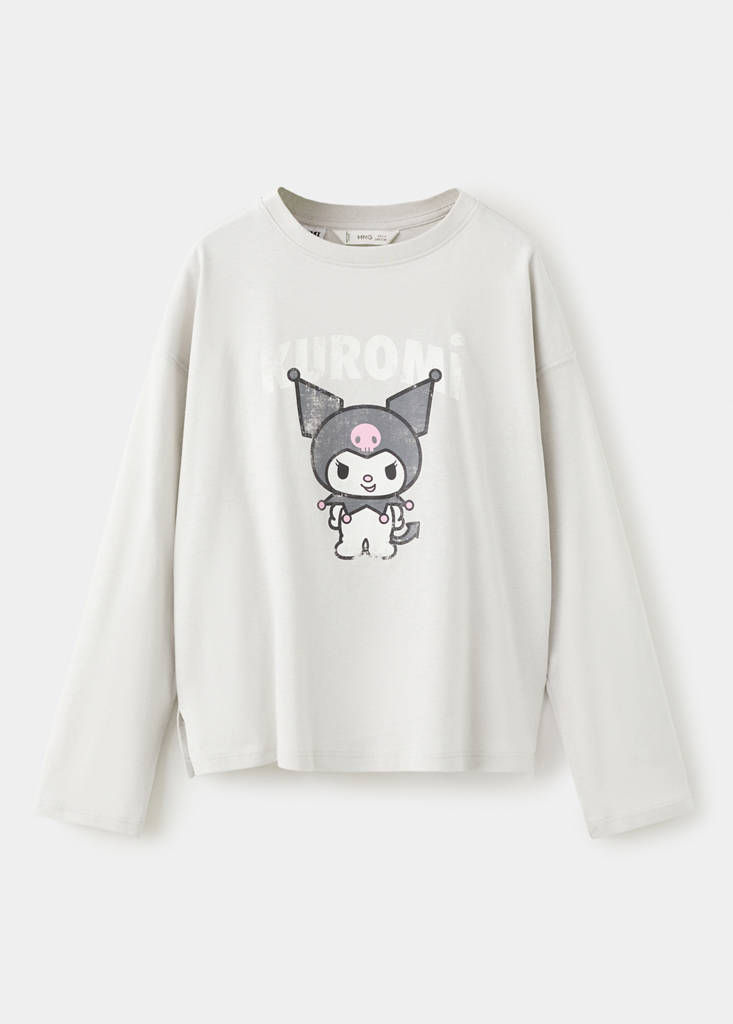Kuromi t-shirt — Grey