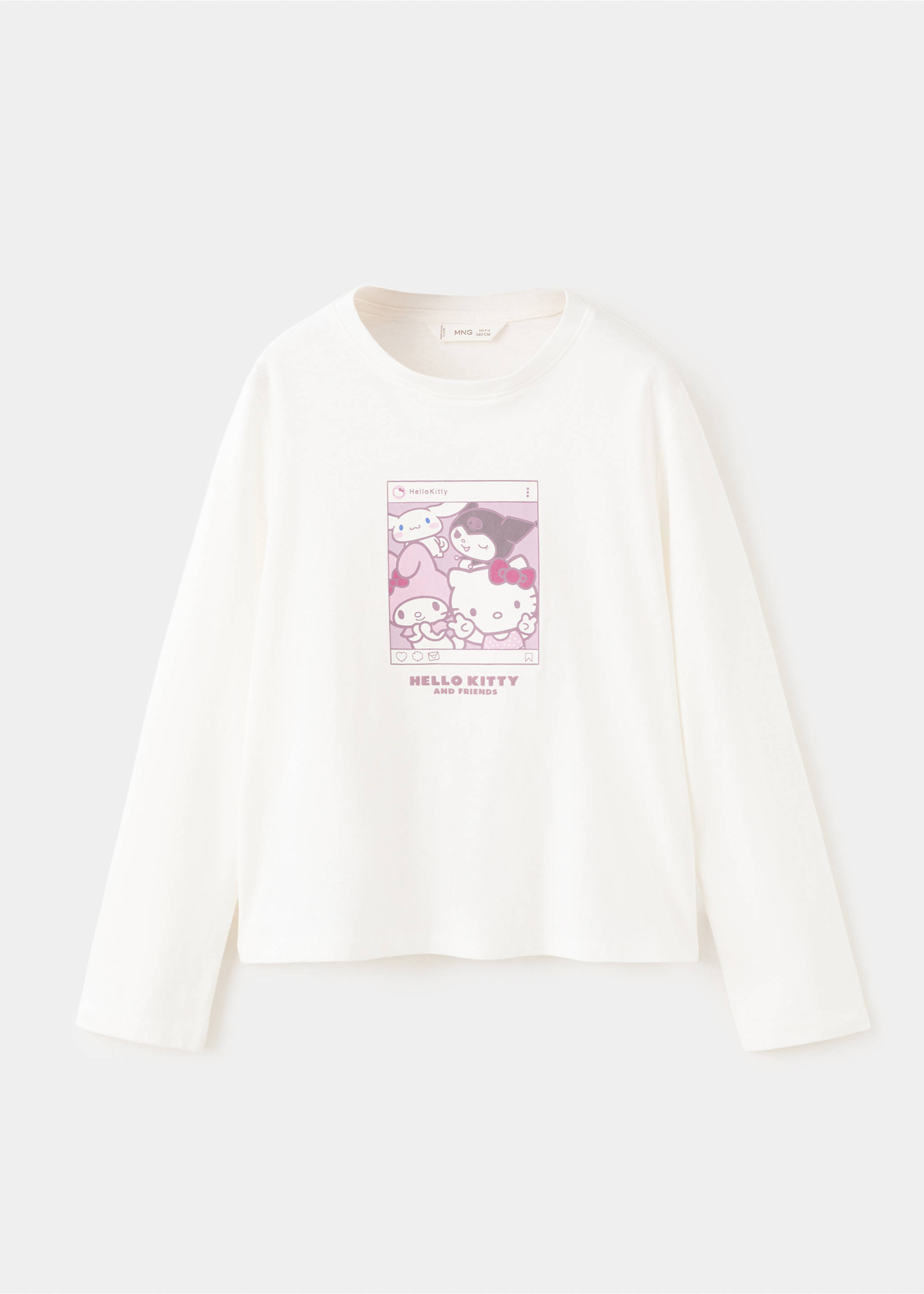 Hello Kitty t-shirt - Article without model, Off White. Ref: 27001325-00.