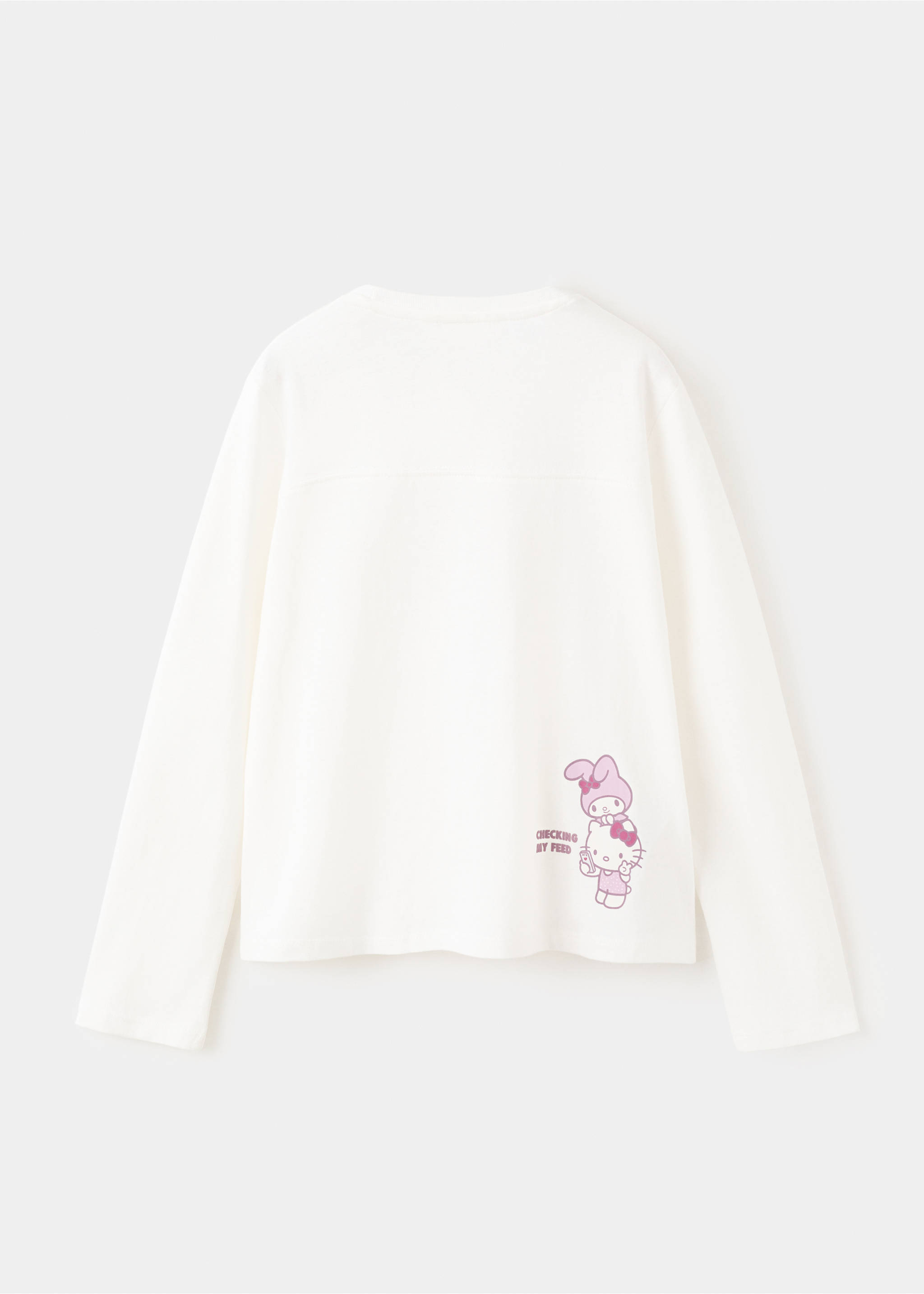 Hello Kitty t-shirt - Reverse of the article, Off White. Ref: 27001325-00.