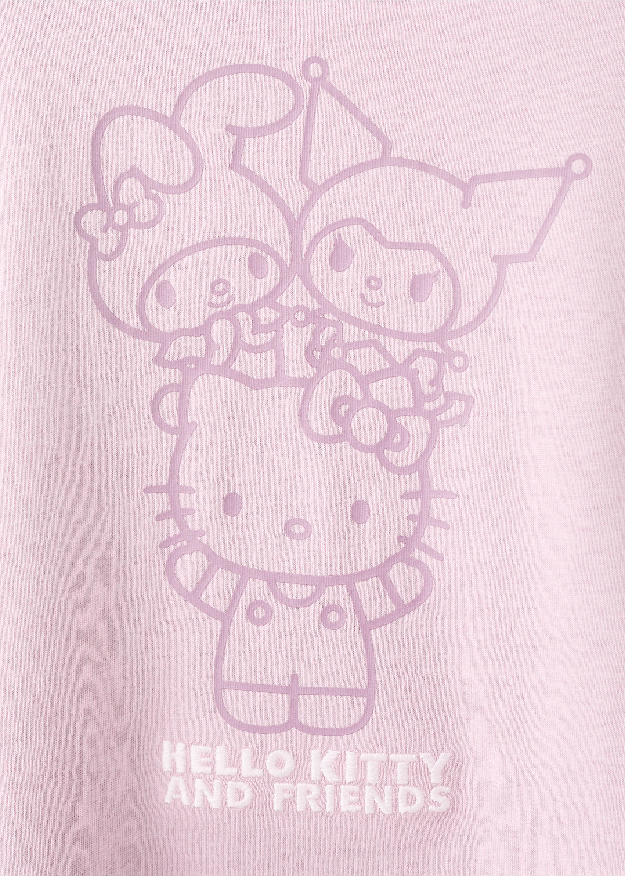 Hello Kitty t-shirt - Details of the article 8, Pink. Ref: 27001326-00.