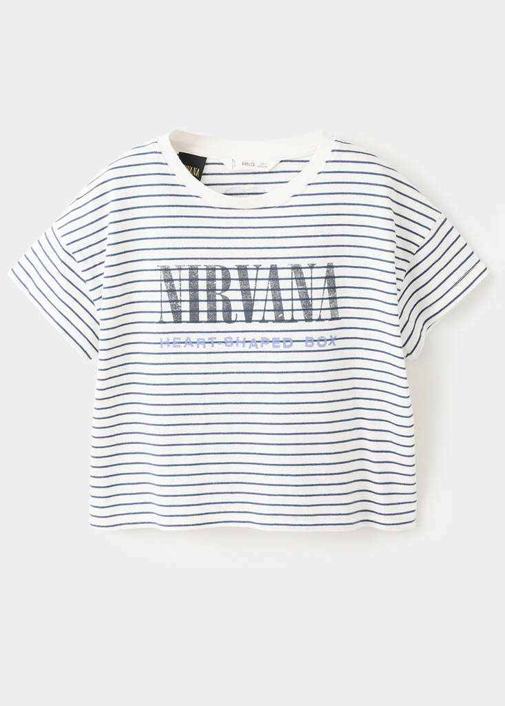 Nirvana design T-shirt — Off White
