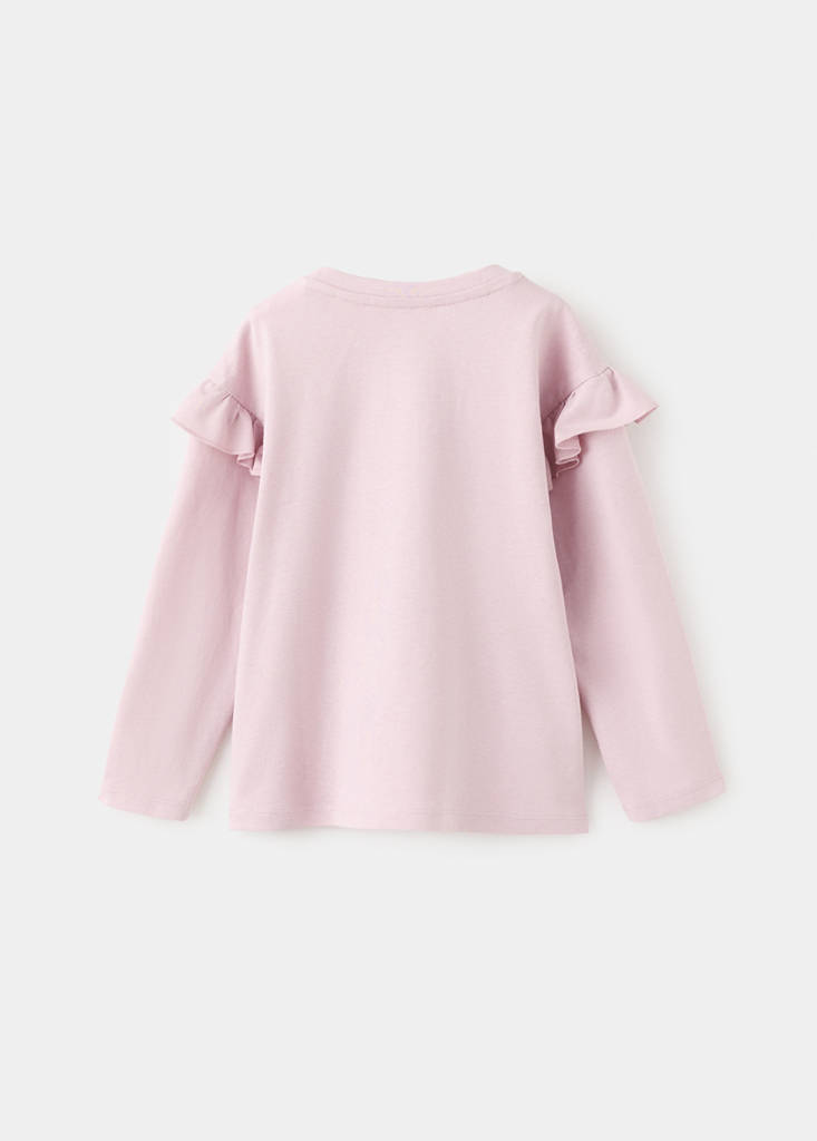 Hello Kitty ruffled t-shirt — Pink