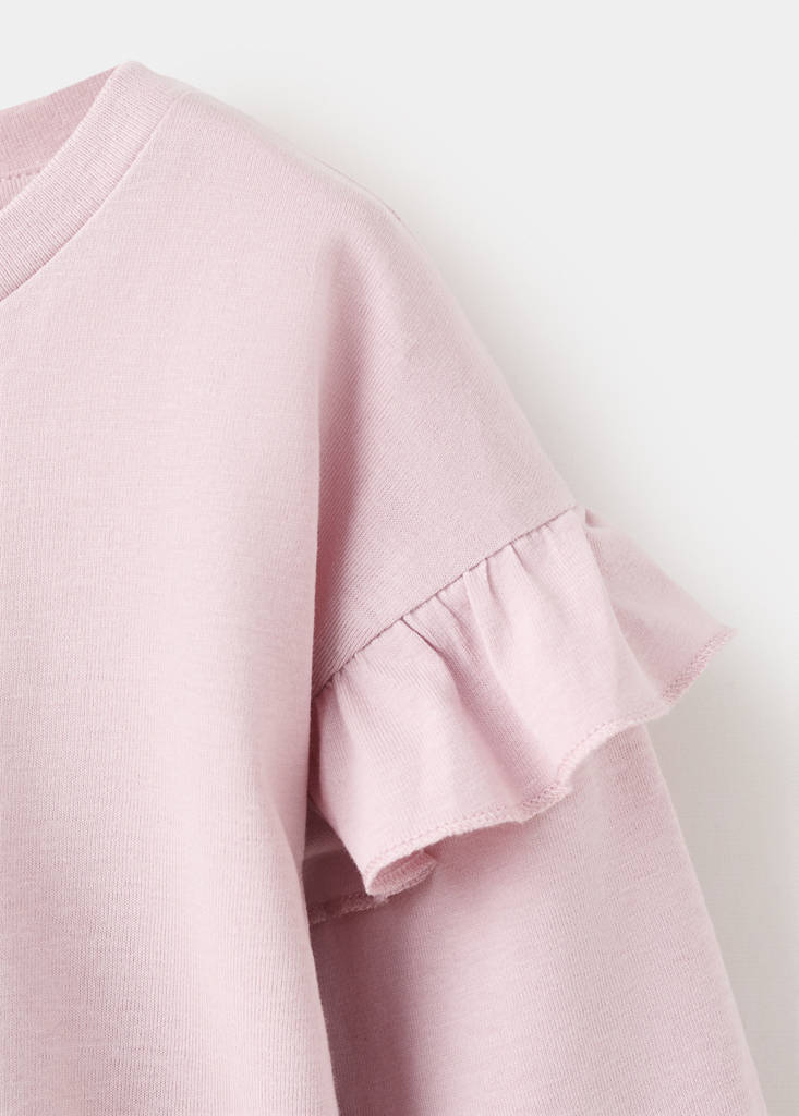 Hello Kitty ruffled t-shirt — Pink