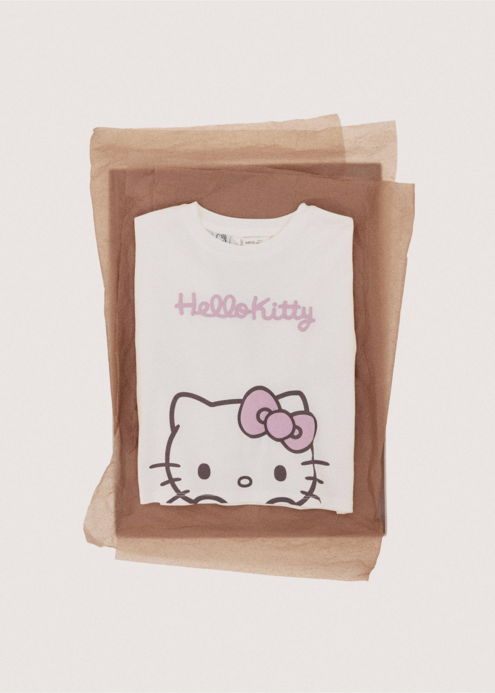 Camiseta Hello Kitty - Detalle del artículo 7, Blanco roto. Ref: 27001329-00.