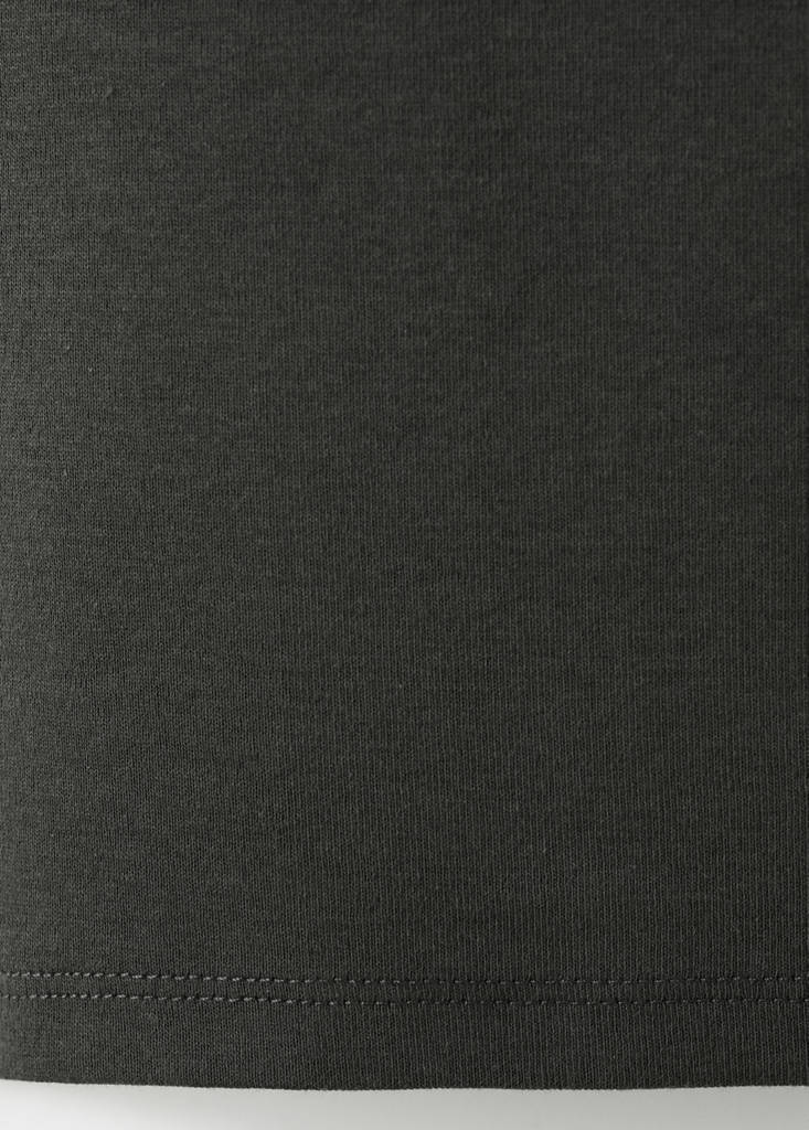 Short studded t-shirt — Charcoal