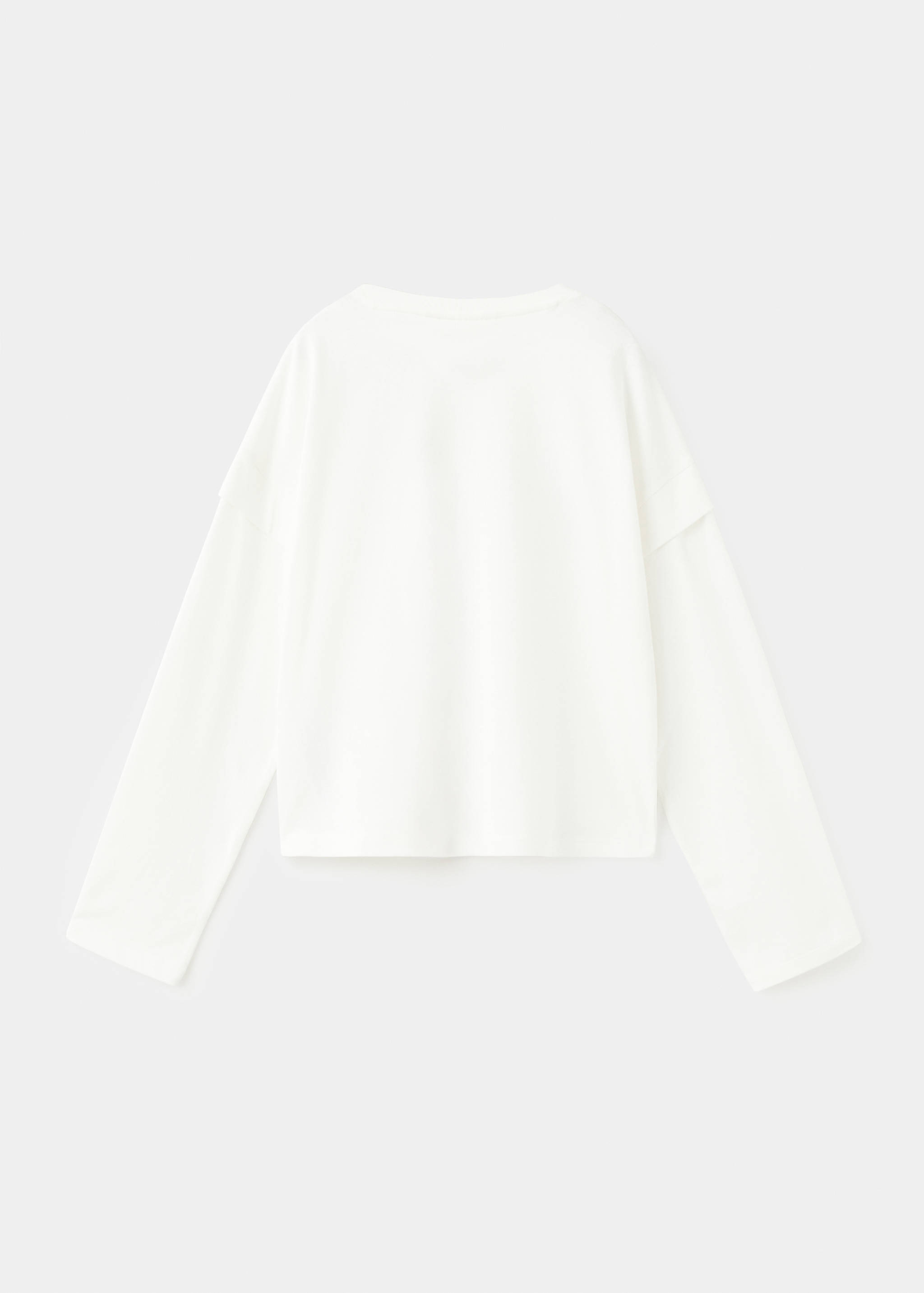 T-shirt détail manches - Verso de l’article