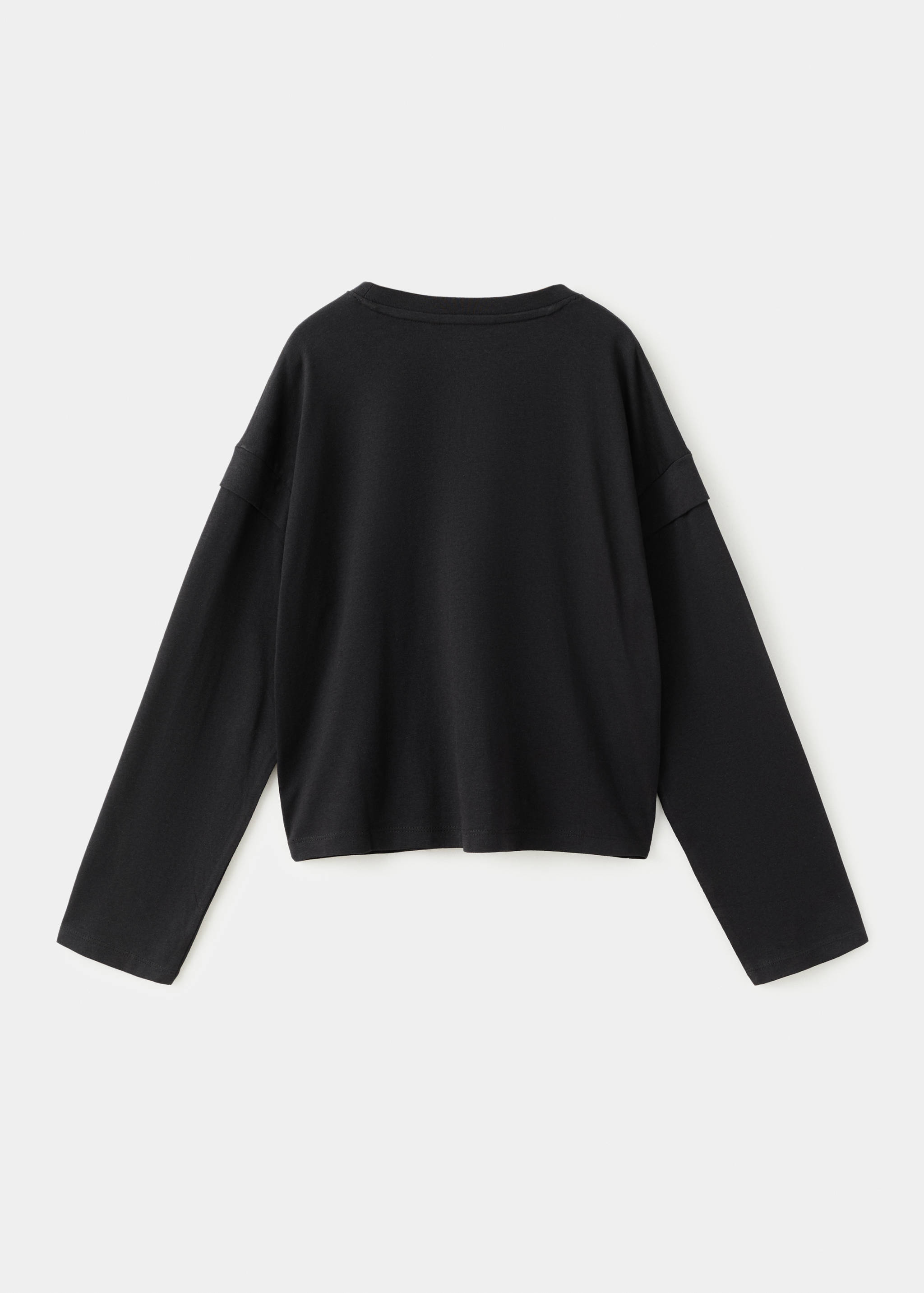 Sleeve detail t-shirt - Reverse of the article