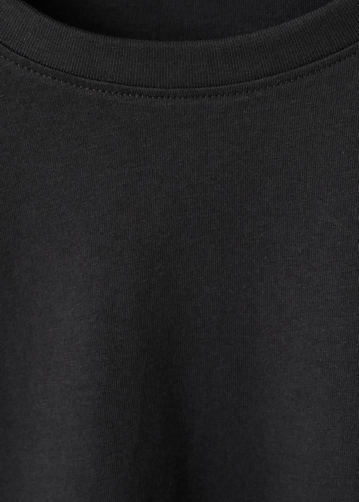 Sleeve detail t-shirt — Black