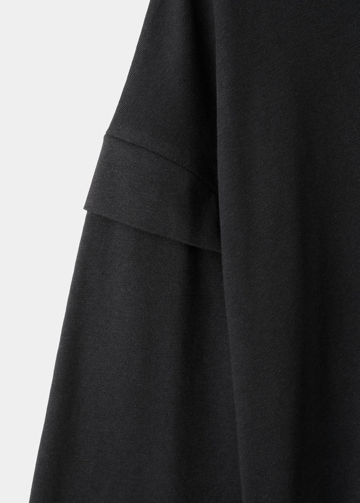 Sleeve detail t-shirt — Black