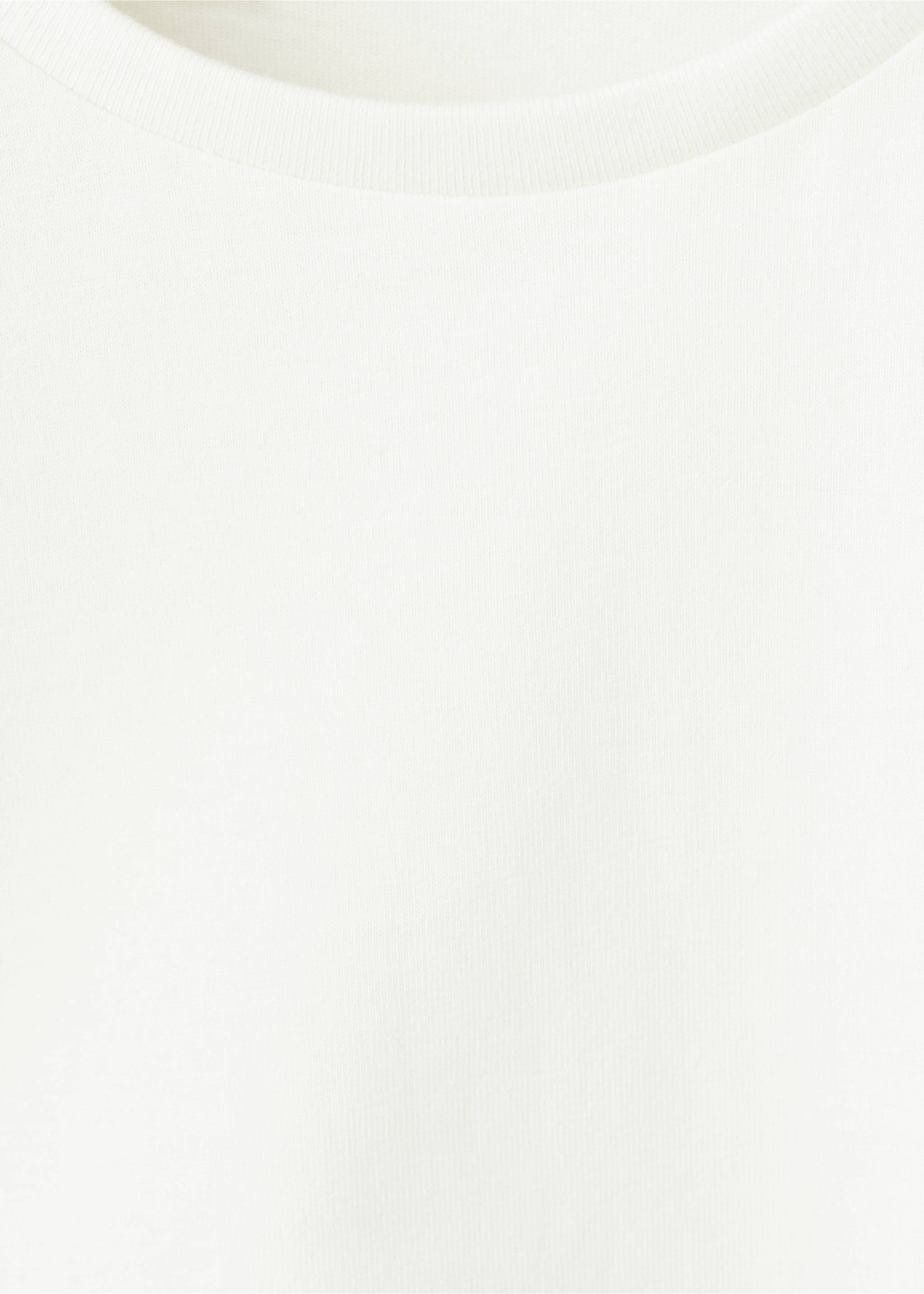 Camiseta algodón volantes - Detalle del artículo 8, Blanco roto. Ref: 27001340-00.