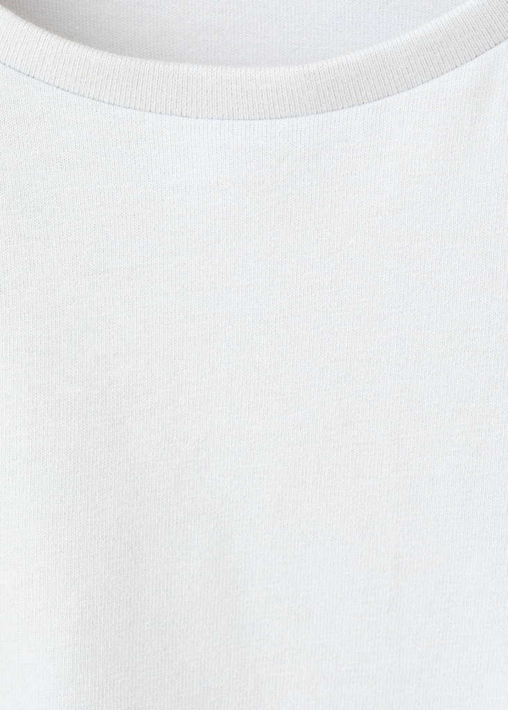 Frills cotton t-shirt — Sky Blue
