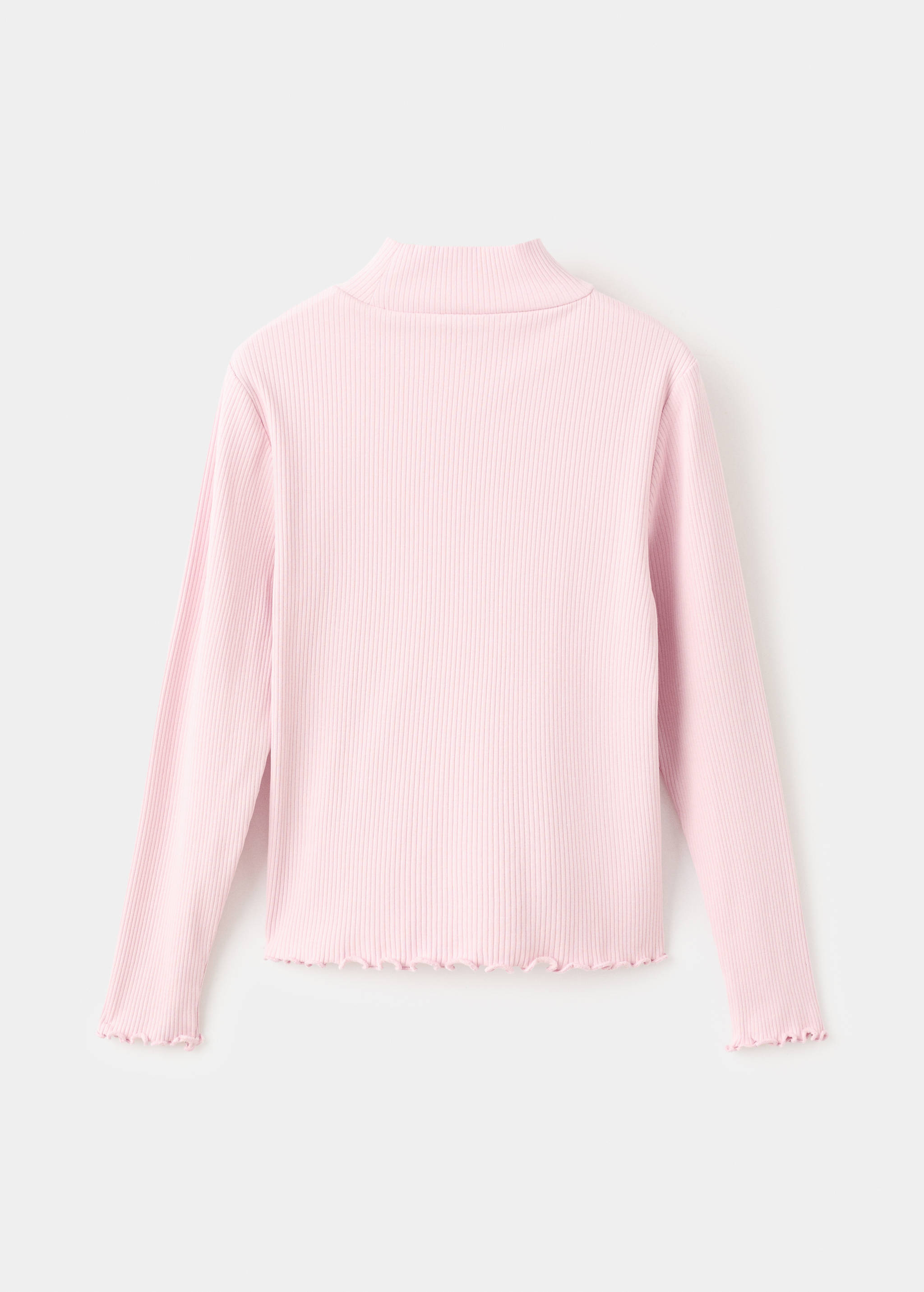 Ribbed long-sleeved t-shirt - Reverse of the article