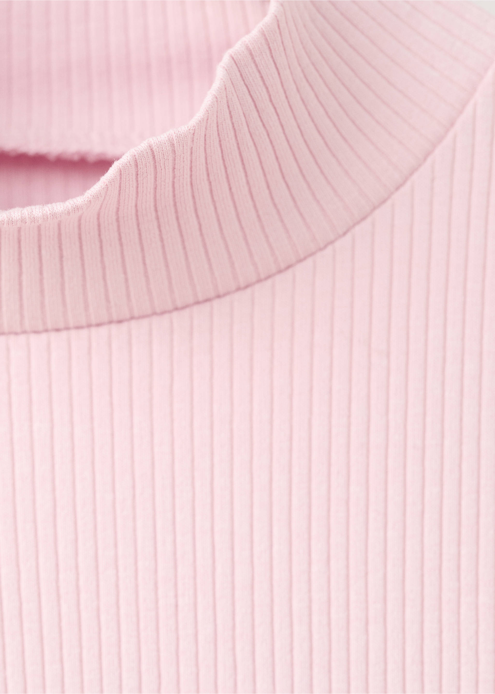 Лонгслив в рубчик - Деталь изделия 8, Розовый. Ref: 27001341-00.