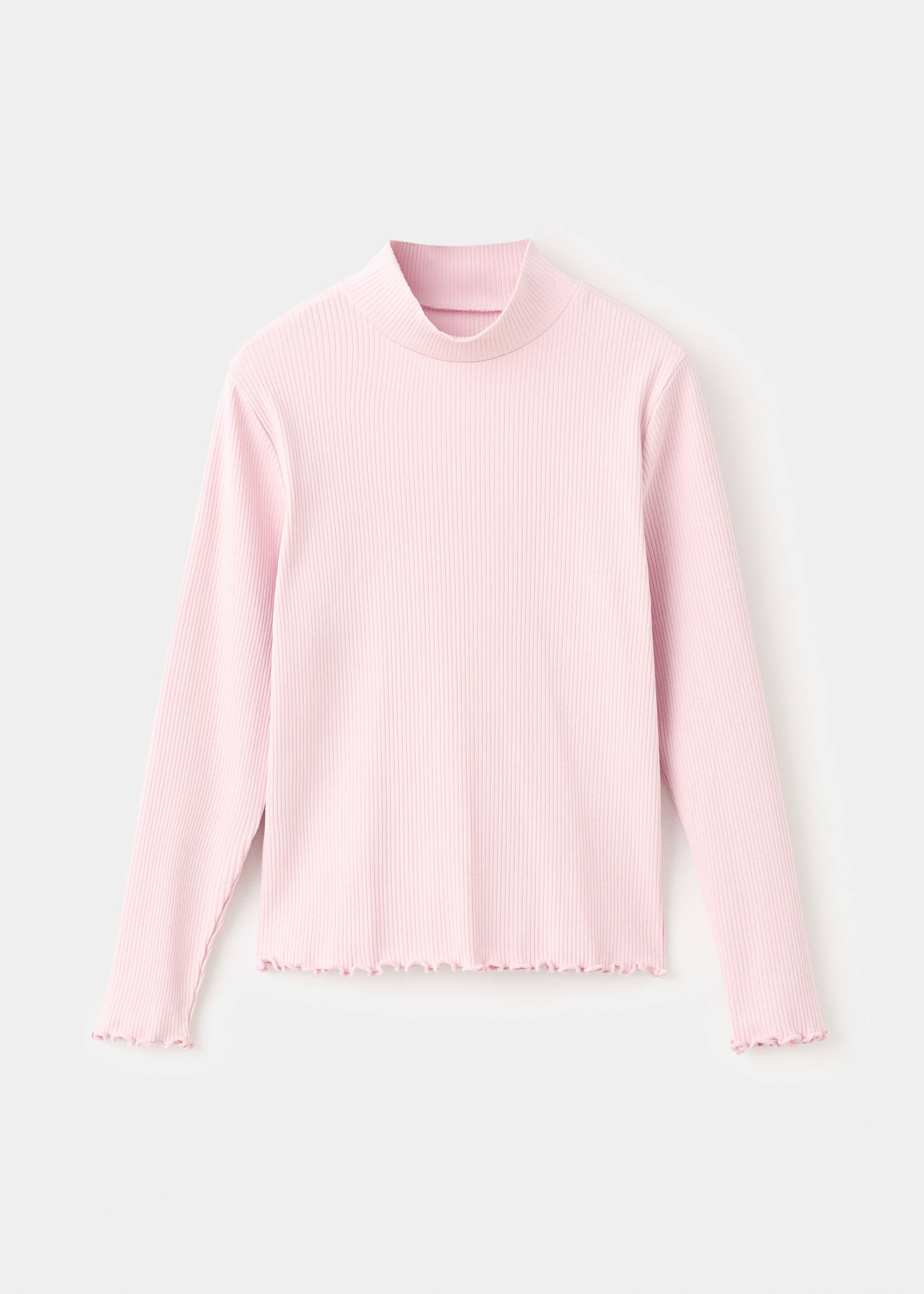 Ribbed long-sleeved t-shirt - Article without model