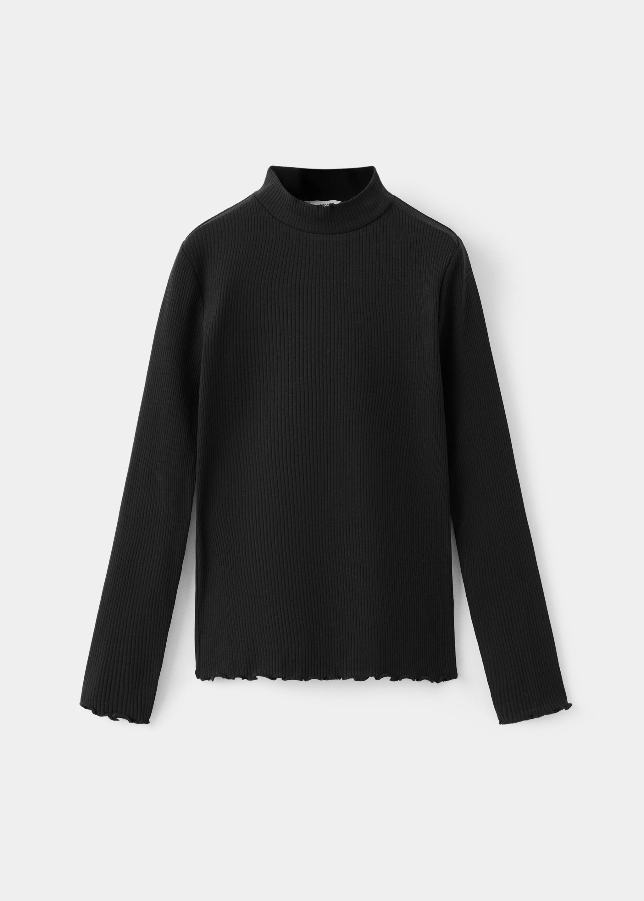 Ribbed long-sleeved t-shirt - Article without model
