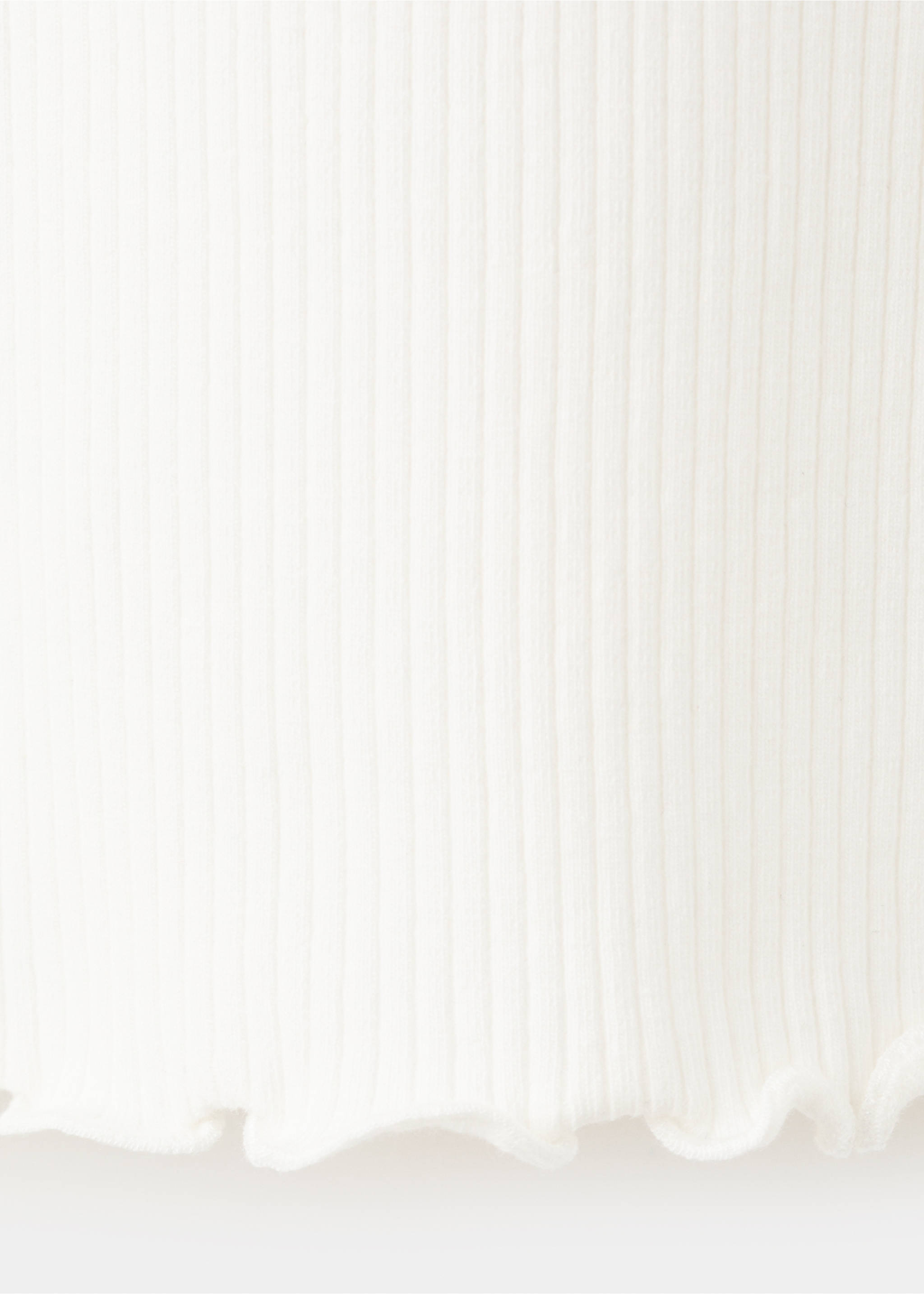 Camiseta manga larga canalé - Detalle del artículo 0, Blanco roto. Ref: 27001342-00.