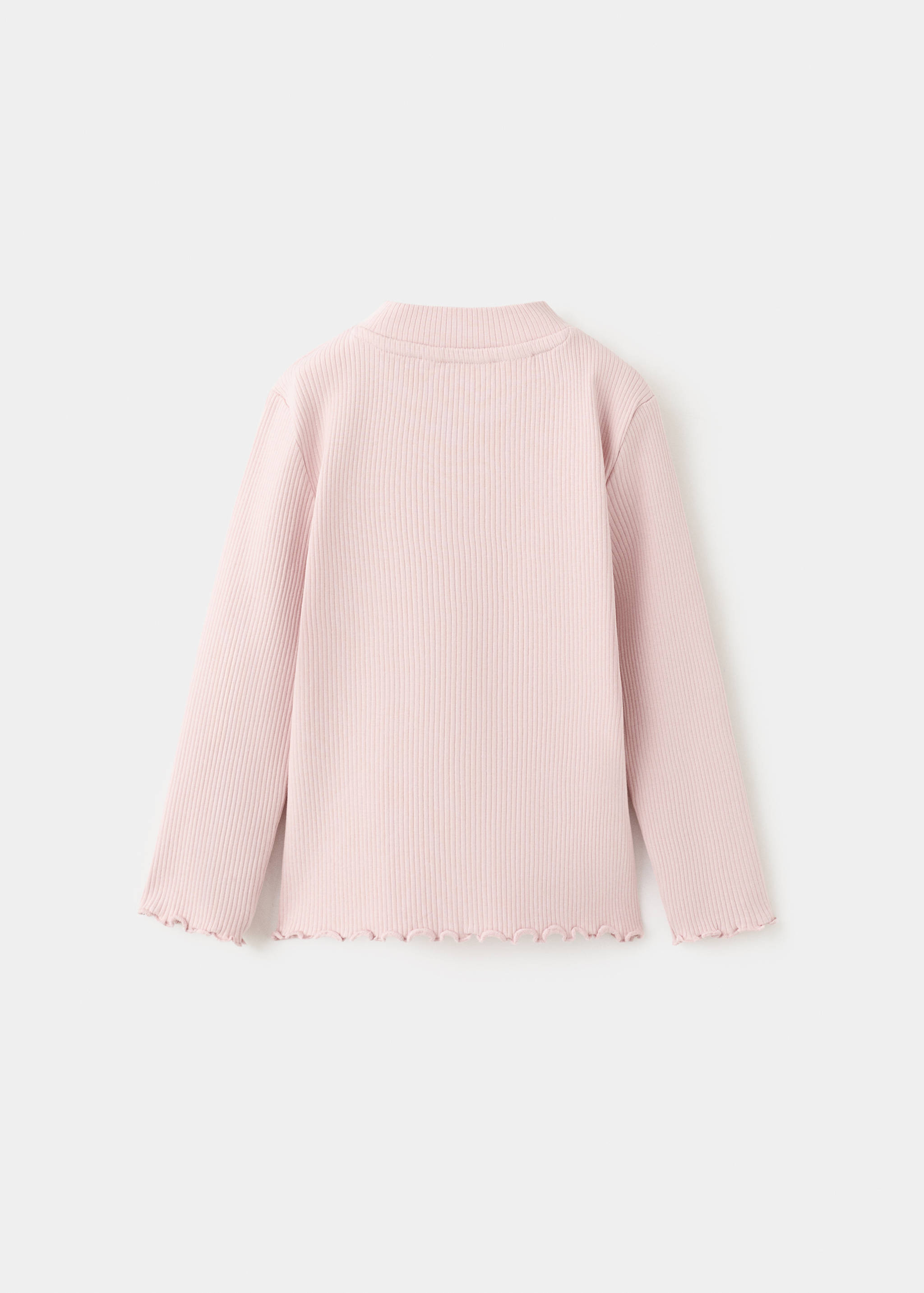 Camiseta manga larga canalé - Reverso del artículo