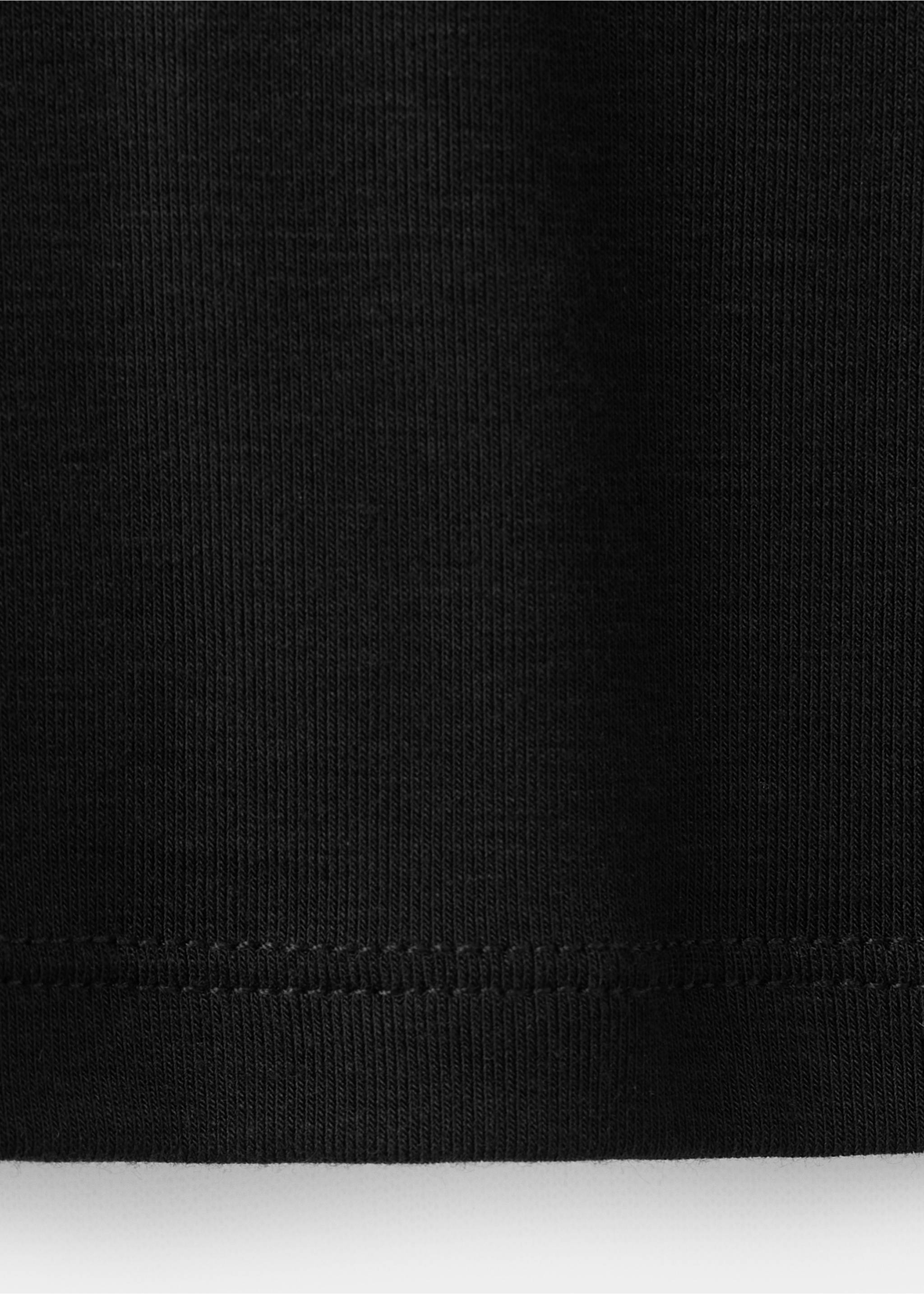 T-shirt manches longues col rond - Détail de l'article 0, Noir. Ref: 27001344-00.