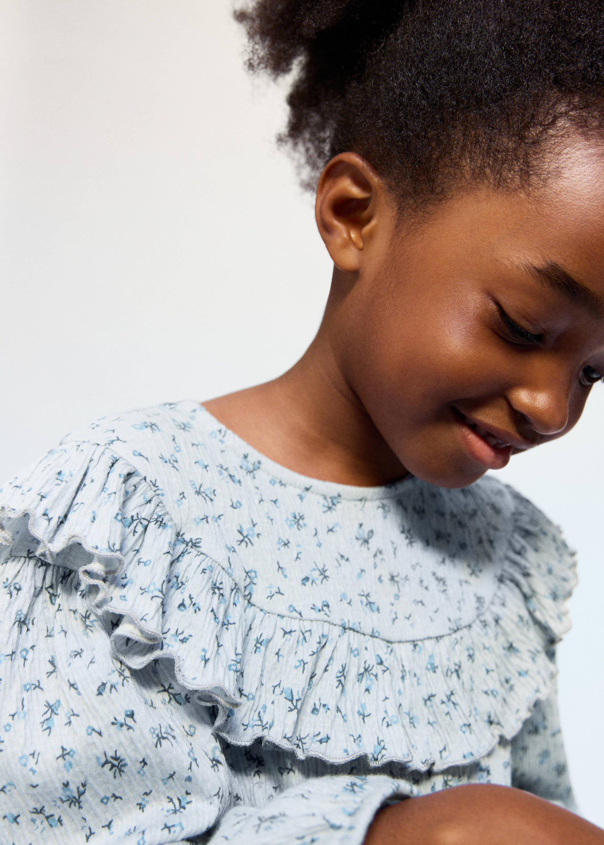 Camiseta estampado floral - Plano medio