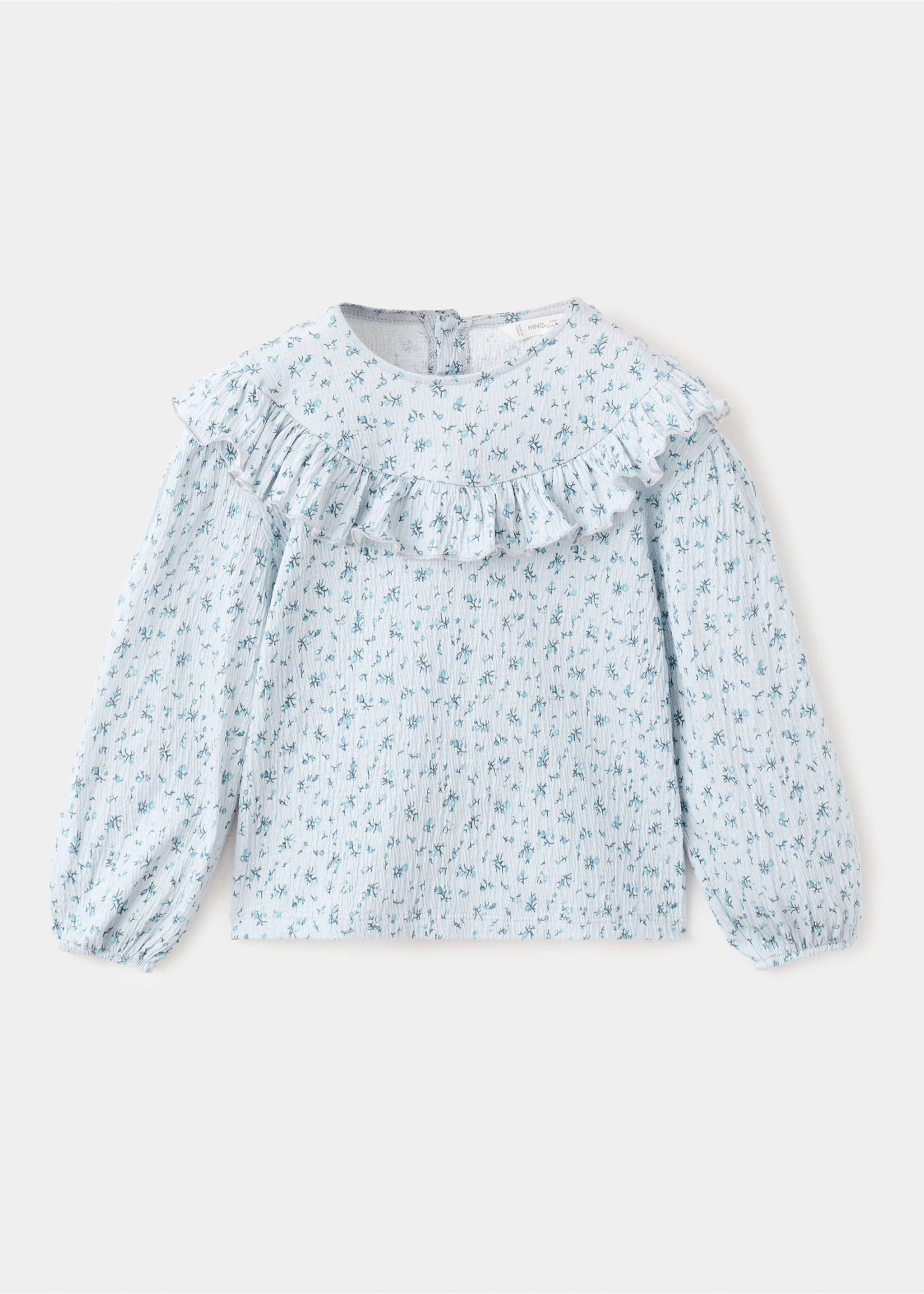 Camiseta estampado floral - Artículo sin modelo, Gris claro/pastel. Ref: 27001345-00.