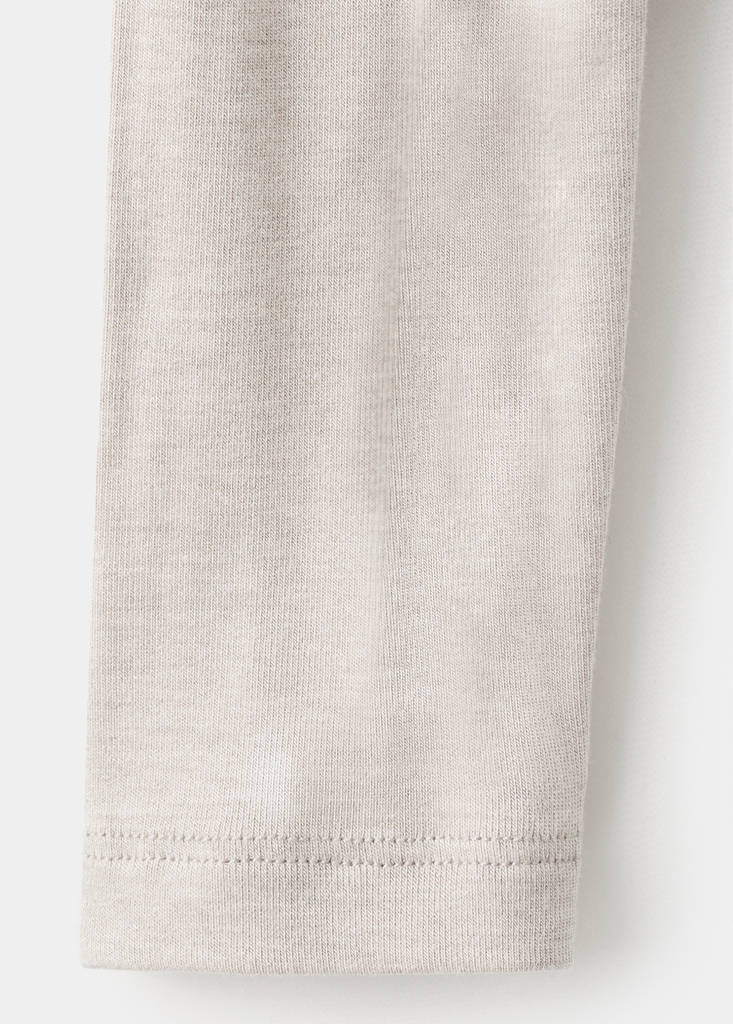 Turtleneck T-shirt — Sand