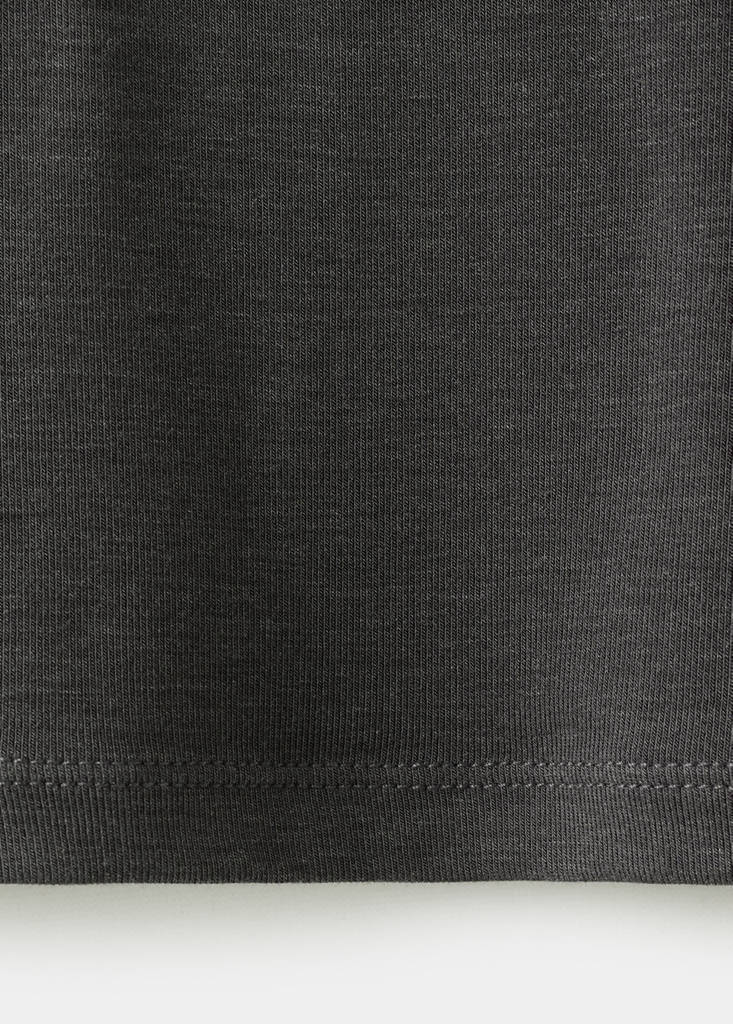 Turtleneck T-shirt — Grey
