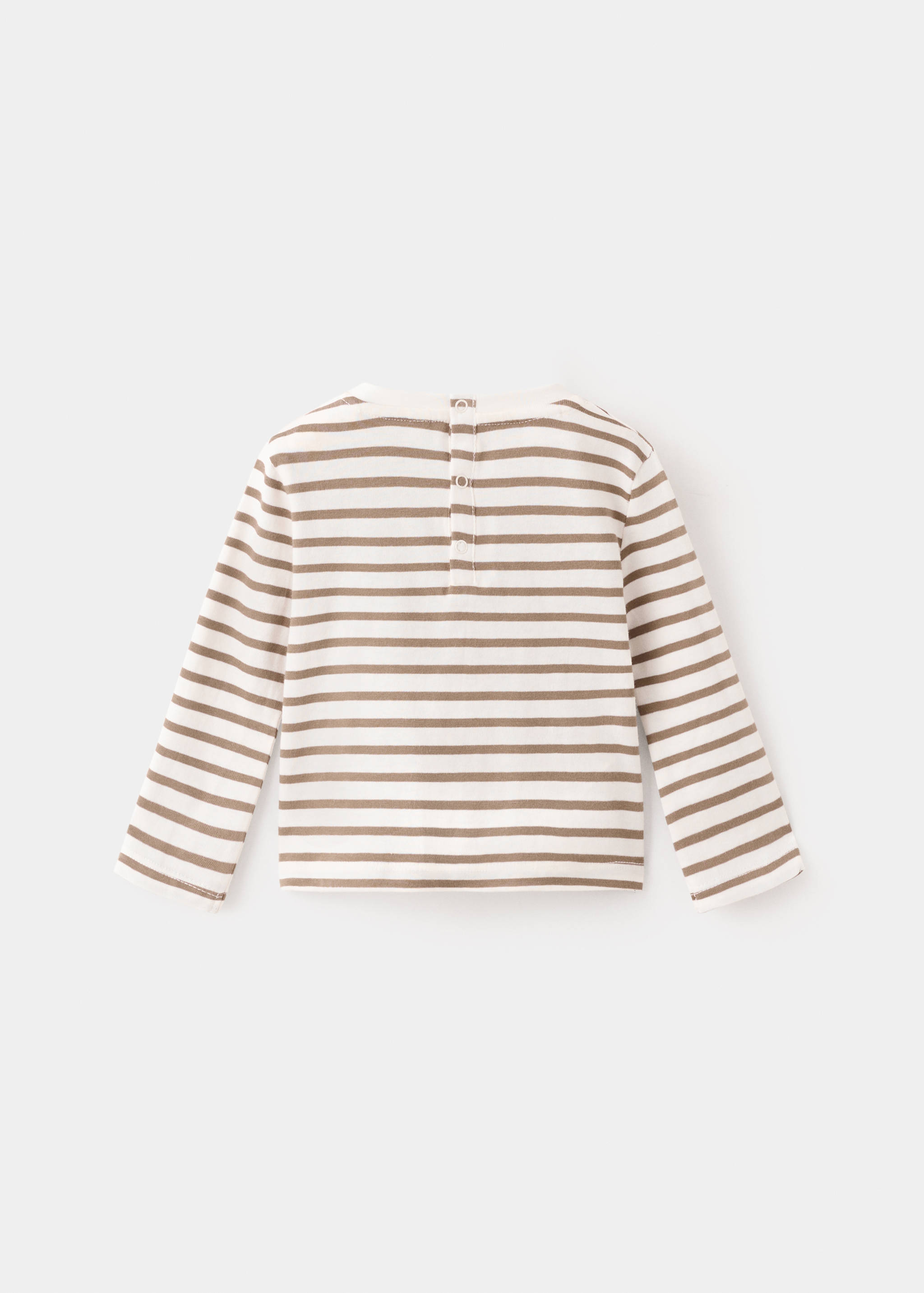 Camiseta algodón rayas - Reverso del artículo