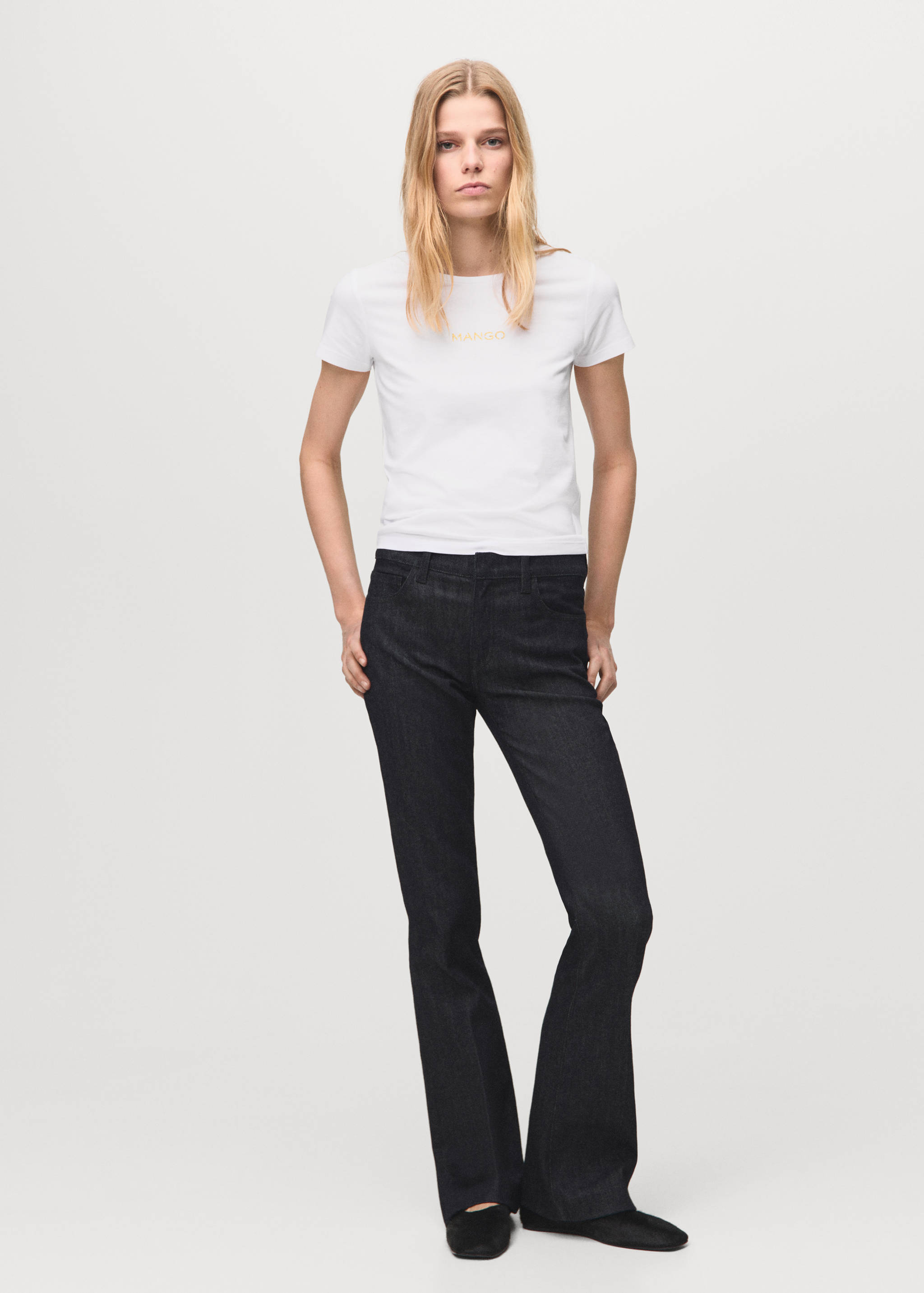 Хлопковая майка с логотипом - Общий план