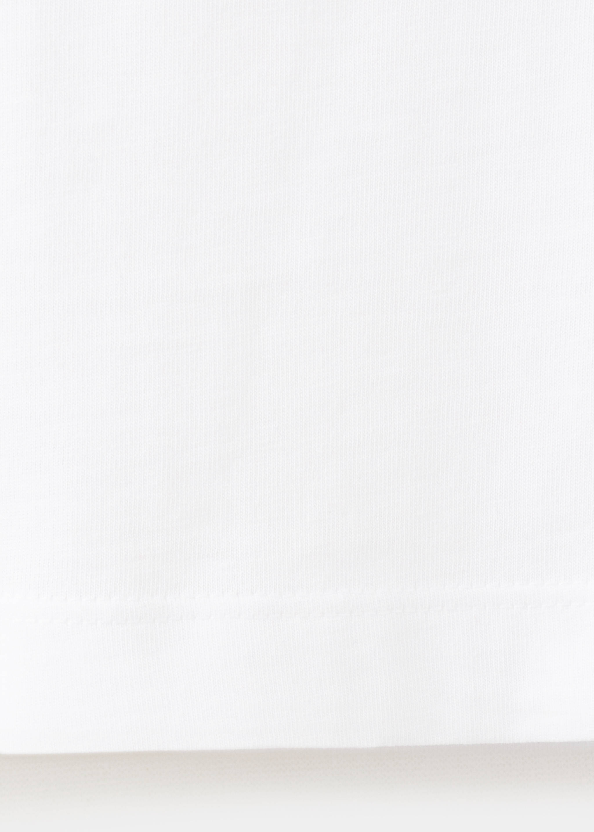 Хлопковая майка с логотипом - Деталь изделия 0