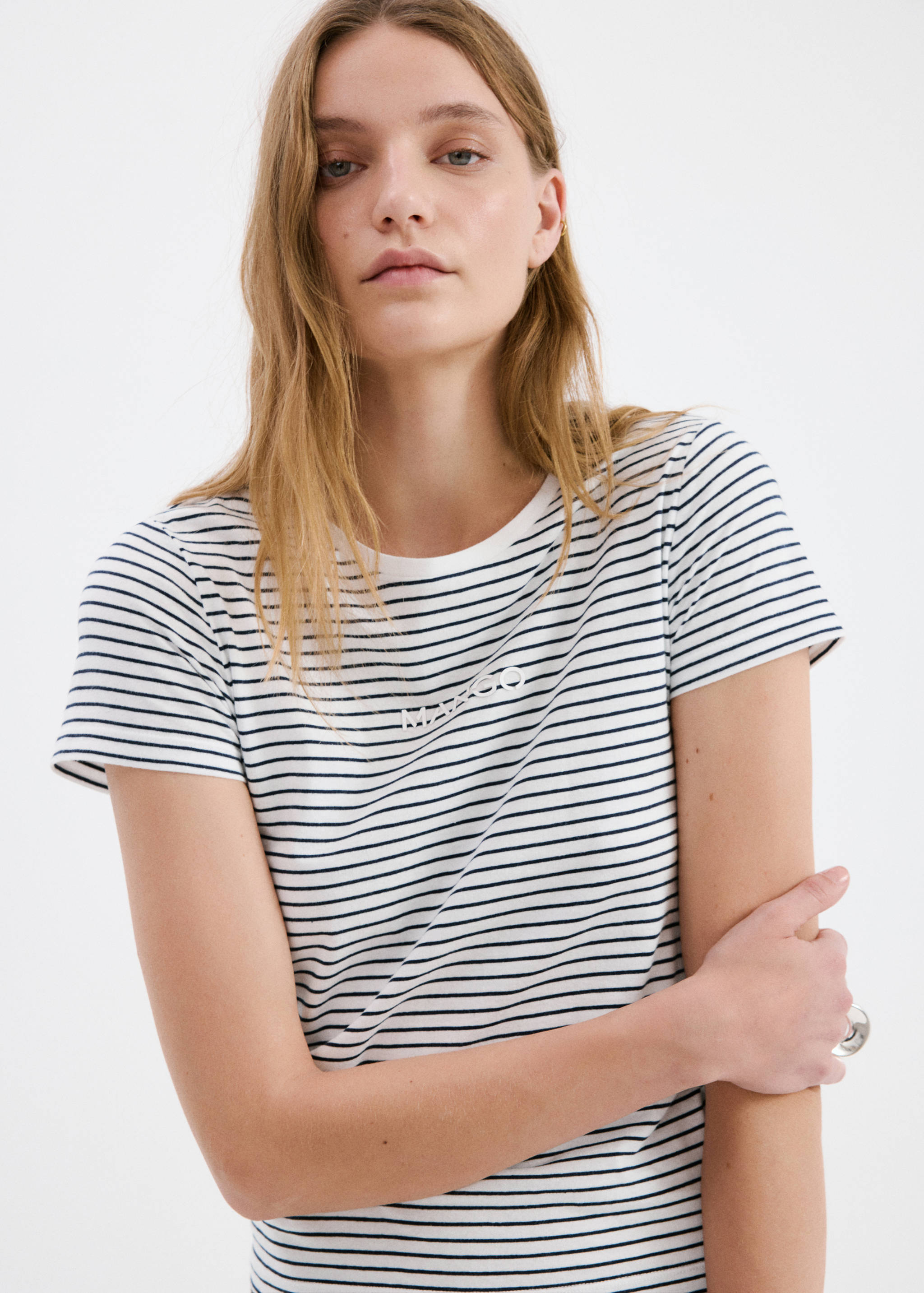 Logo print cotton t-shirt - Details of the article 1