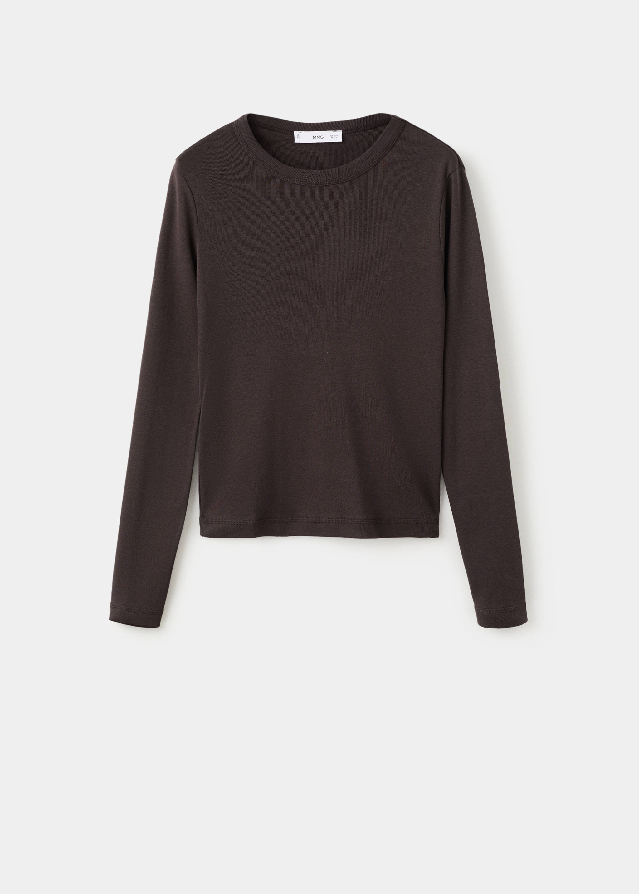 Long sleeve cotton t-shirt - Article without model