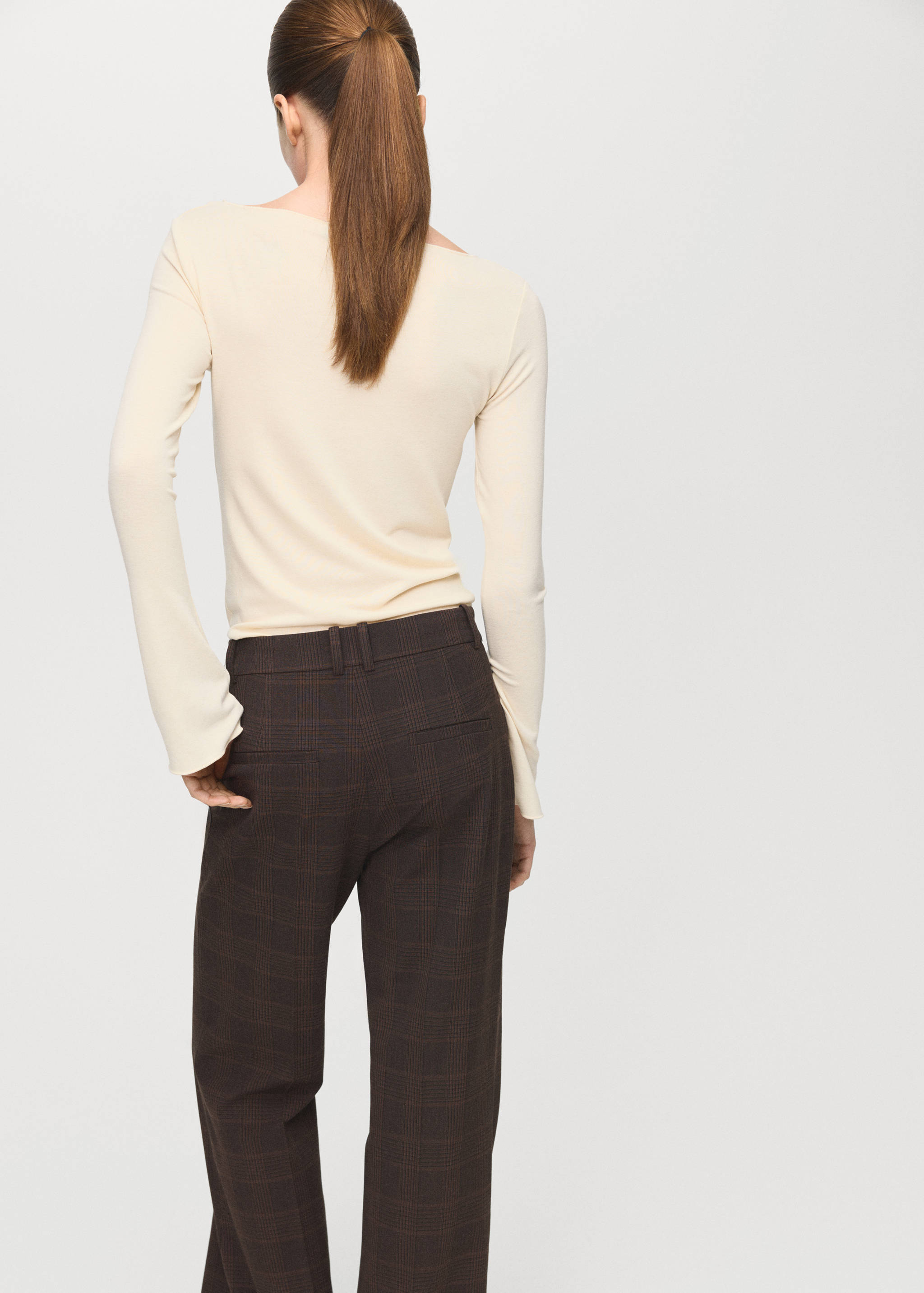 T-shirt col bateau - Verso de l’article