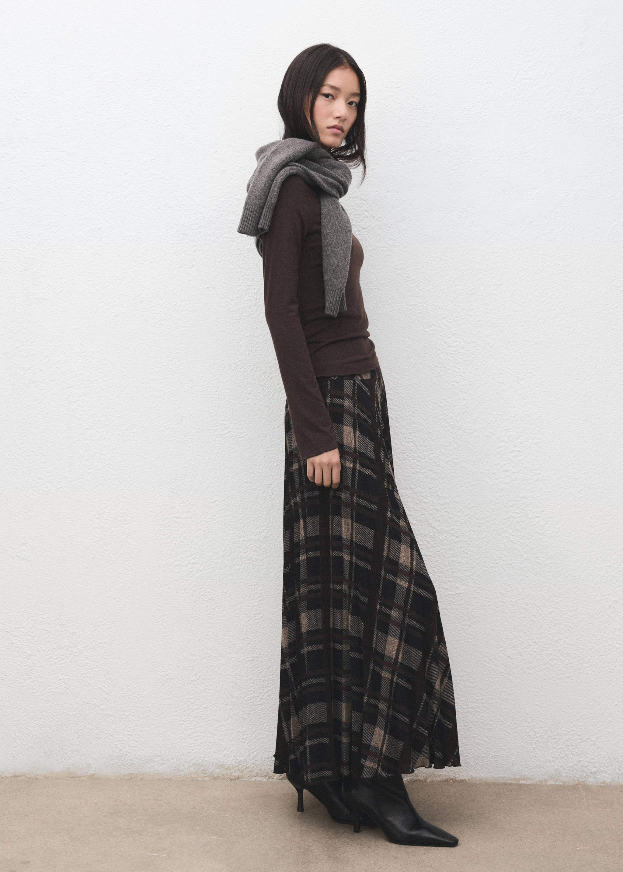 T-shirt col bateau - Plan général