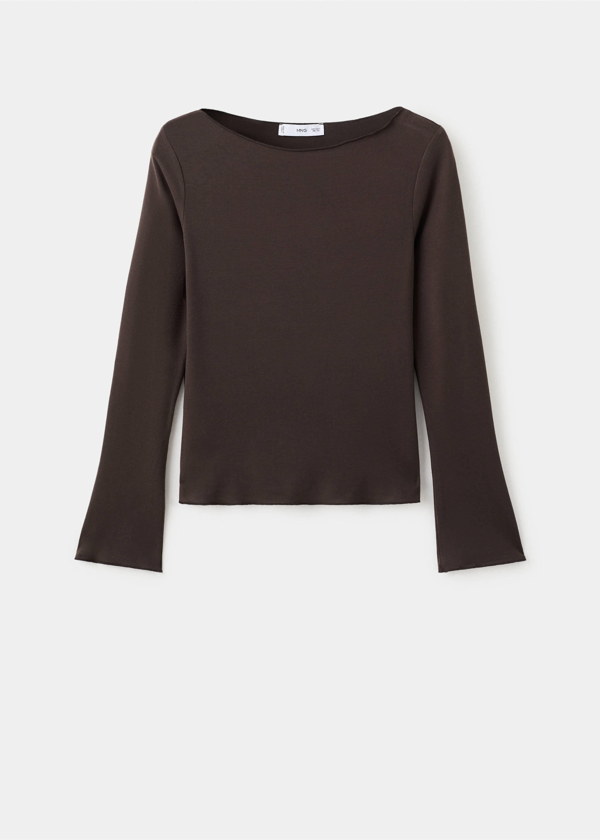 船型领T恤 - null, 褐色. Ref: 27001353-00.