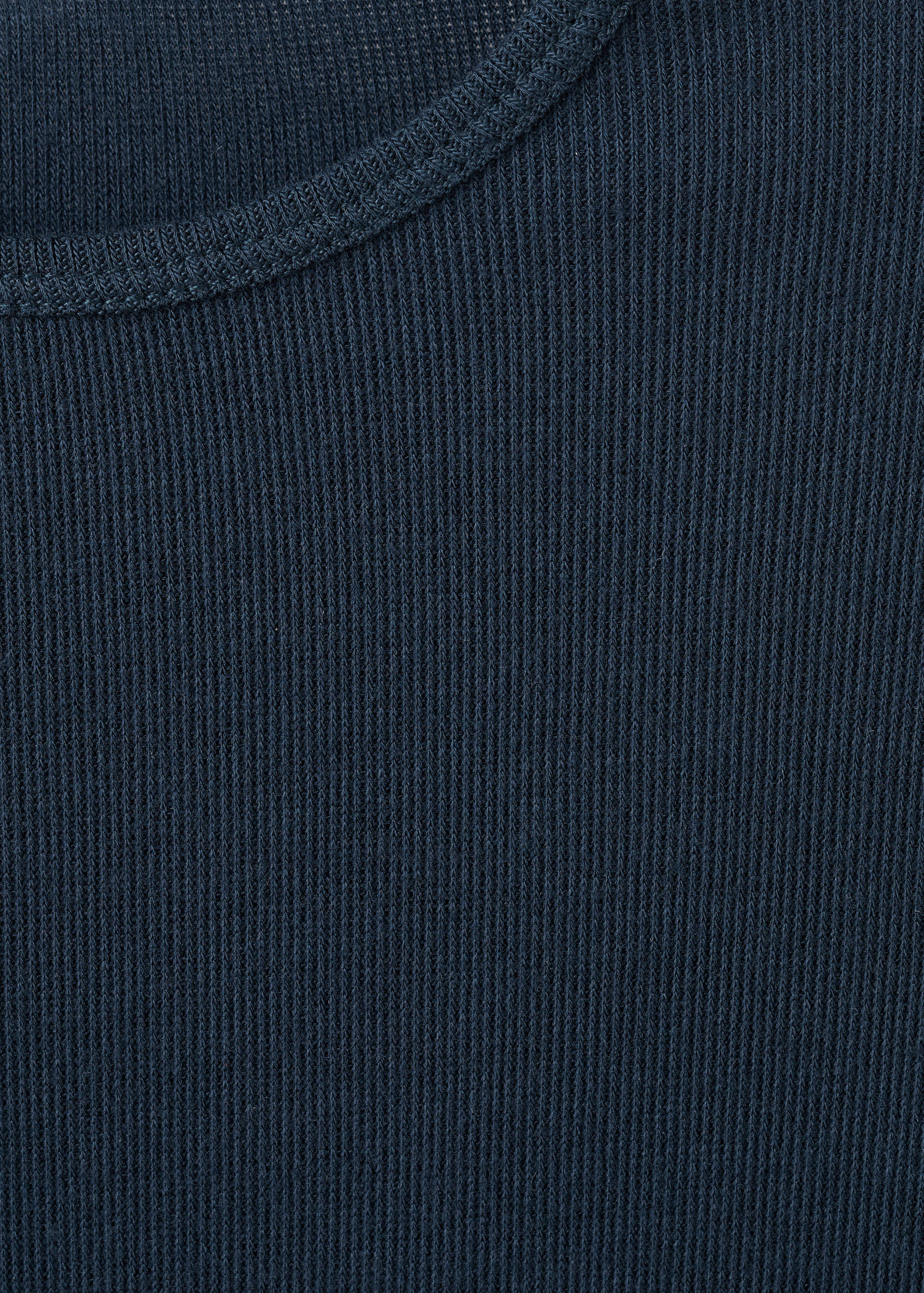 T-shirt côtelé manches longues - Détail de l'article 8