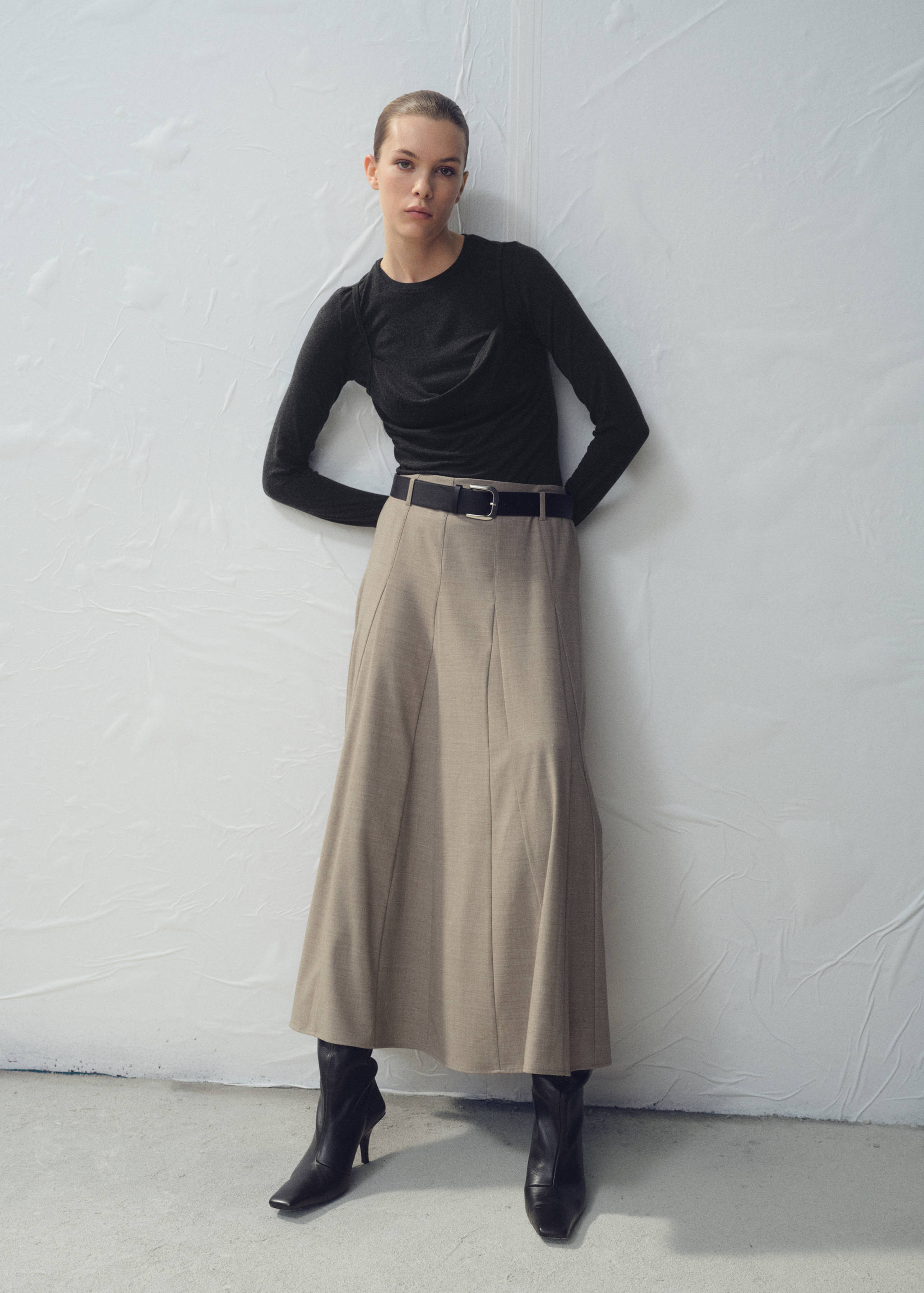 Draped combined t-shirt - General plane