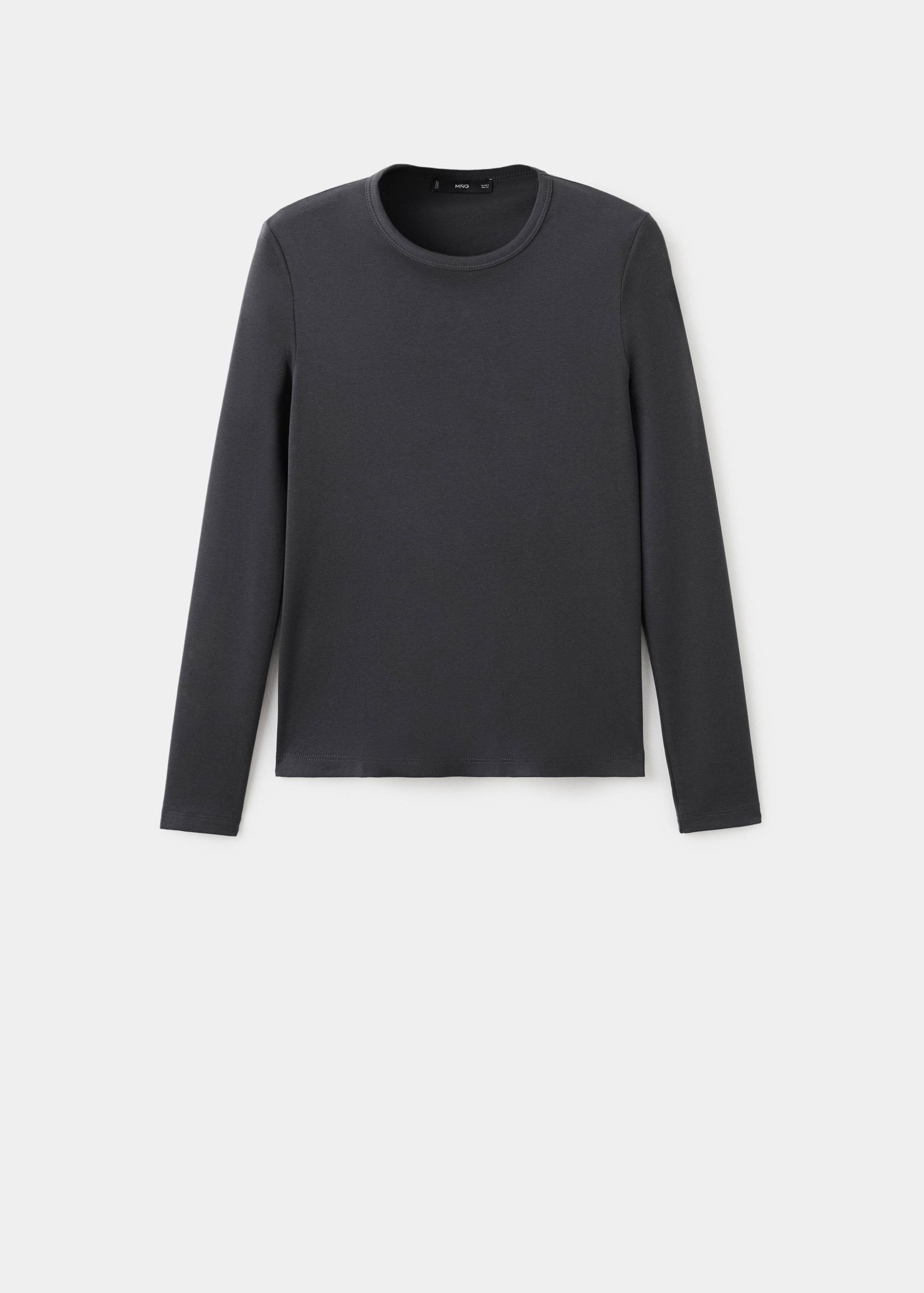 Long sleeve cotton t-shirt - Article without model