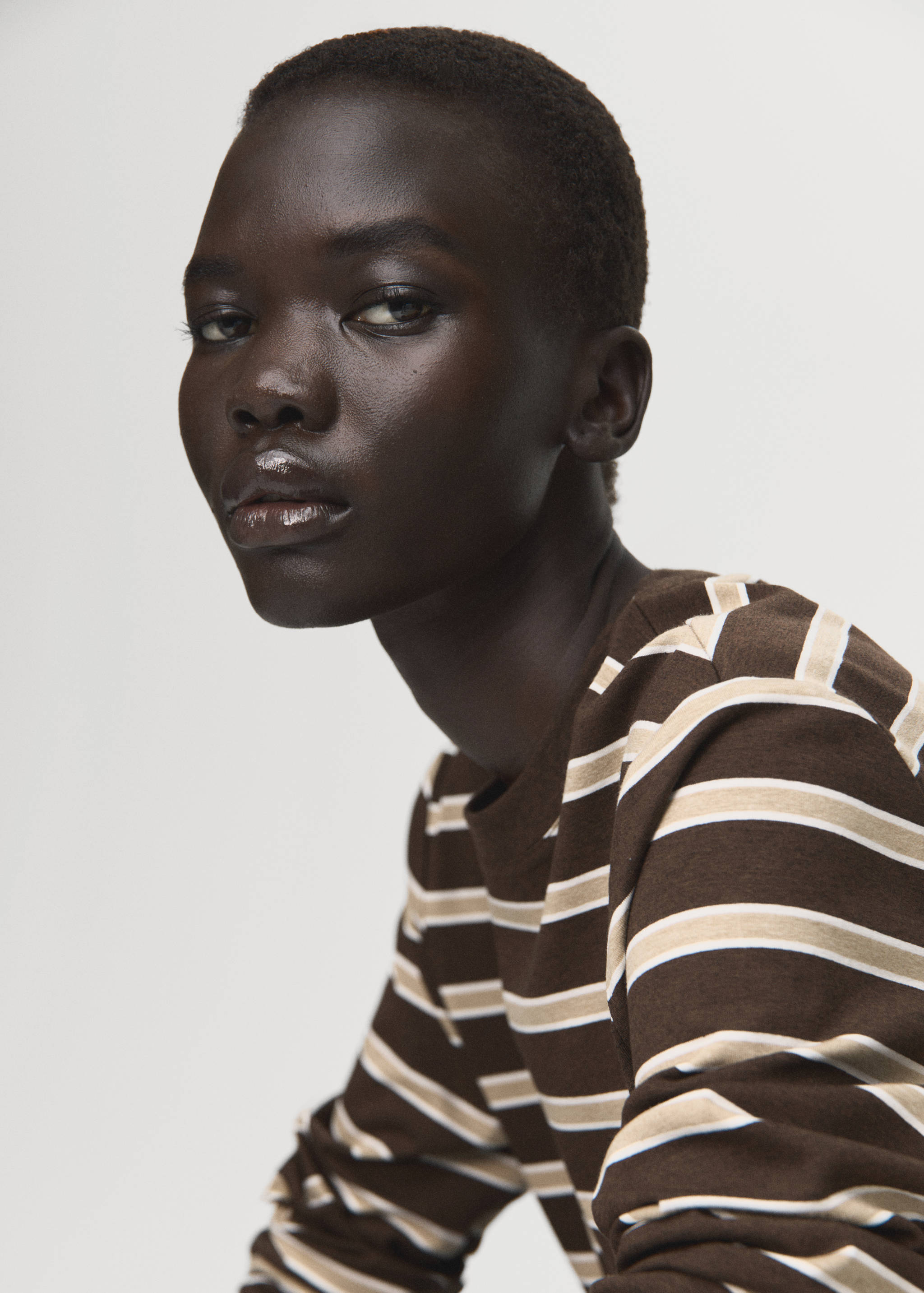 T-shirt rayé manches longues - Détail de l'article 2