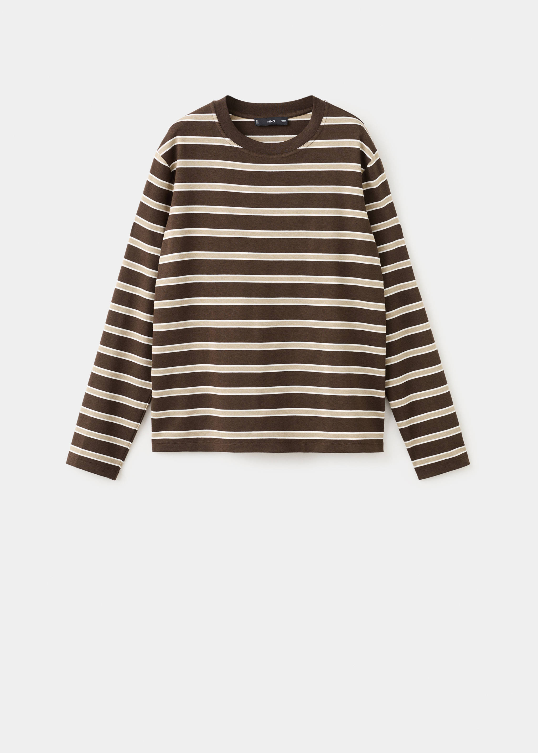 Long-sleeved striped t-shirt - Article without model
