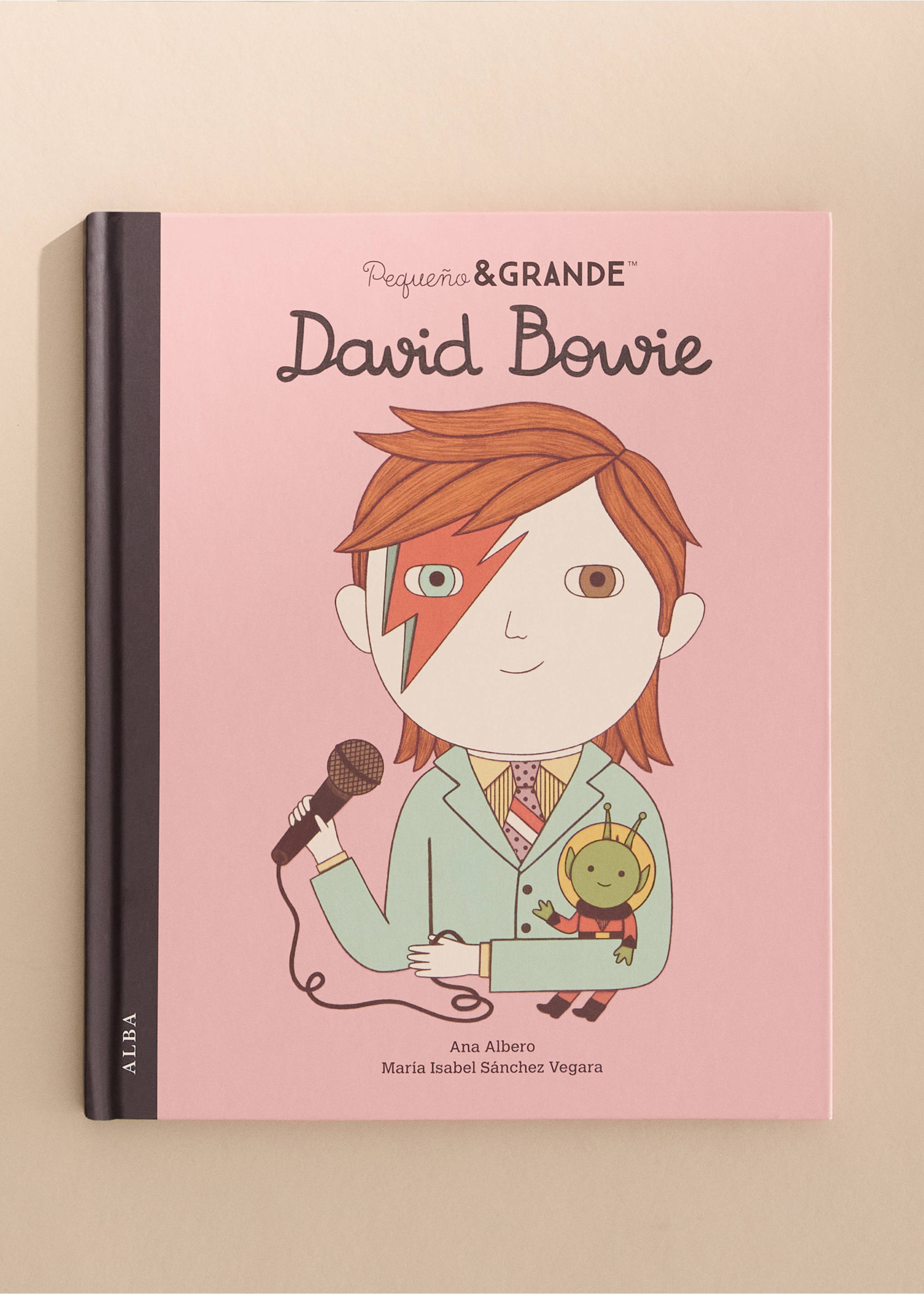 Llibre infantil David Bowie - Pla general, Rosa pastel. Ref: 27001361-00.