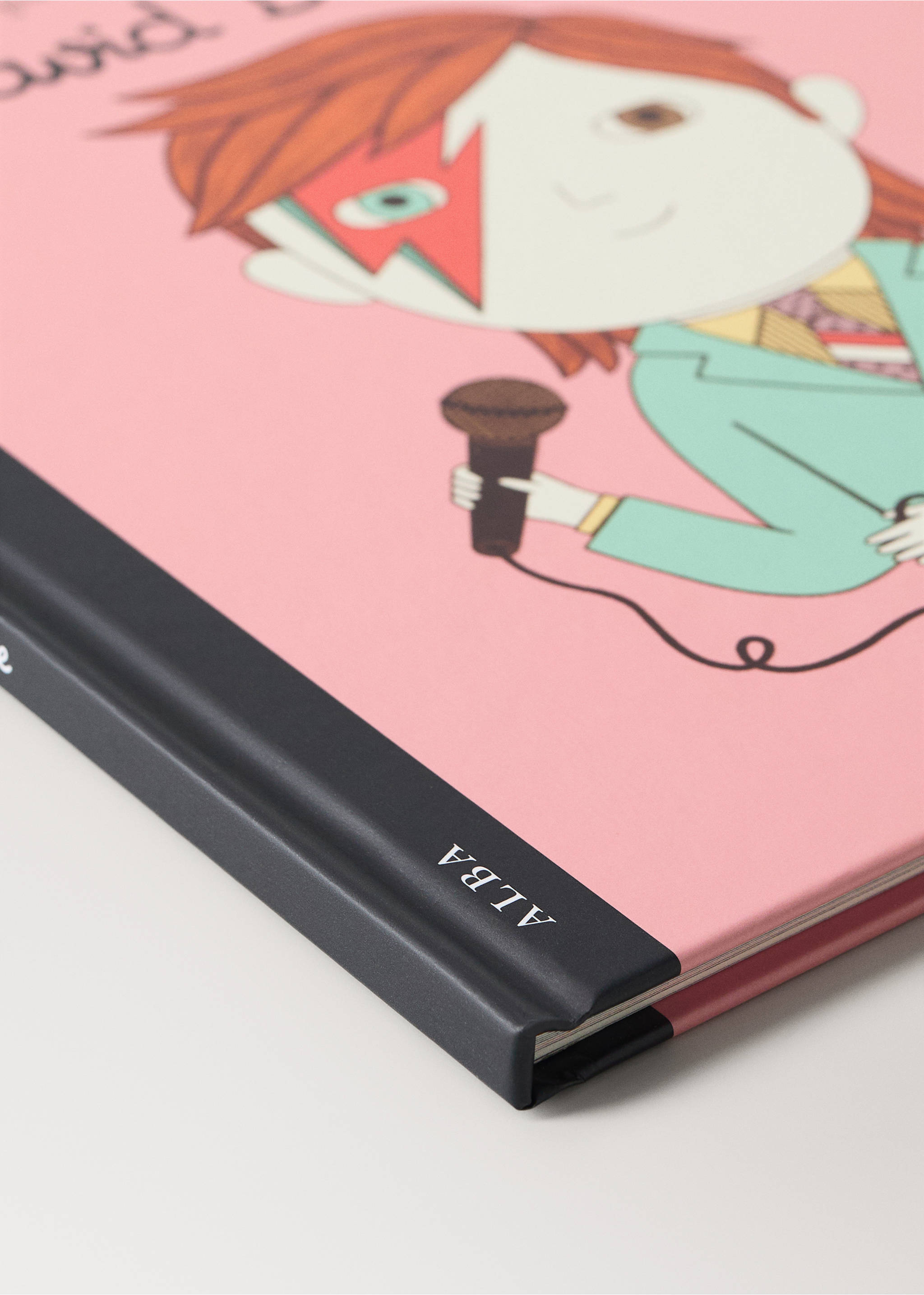 Llibre infantil David Bowie - Detall de l'article 2, Rosa pastel. Ref: 27001361-00.