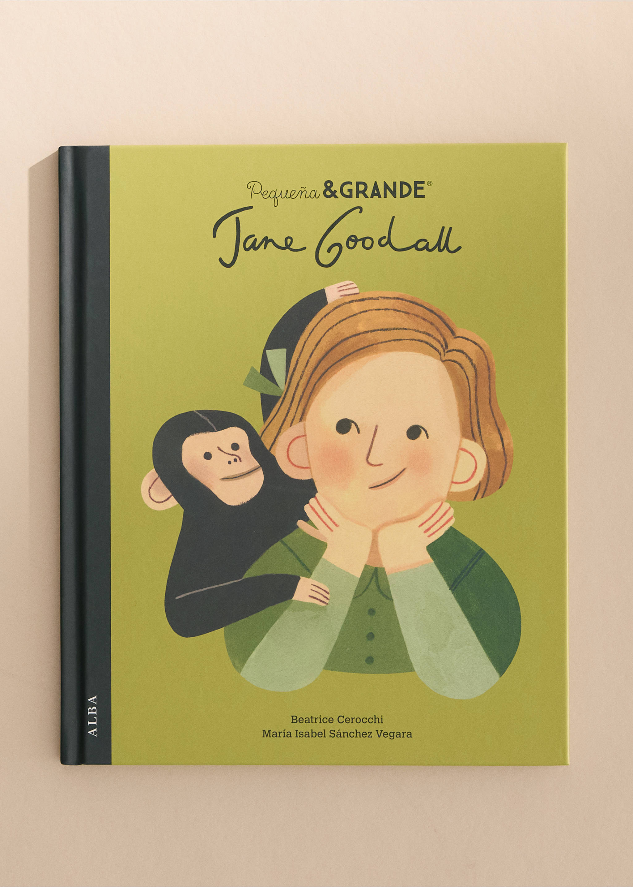 Llibre infantil Jane Goodall - Pla general, Verd pastel. Ref: 27001367-00.