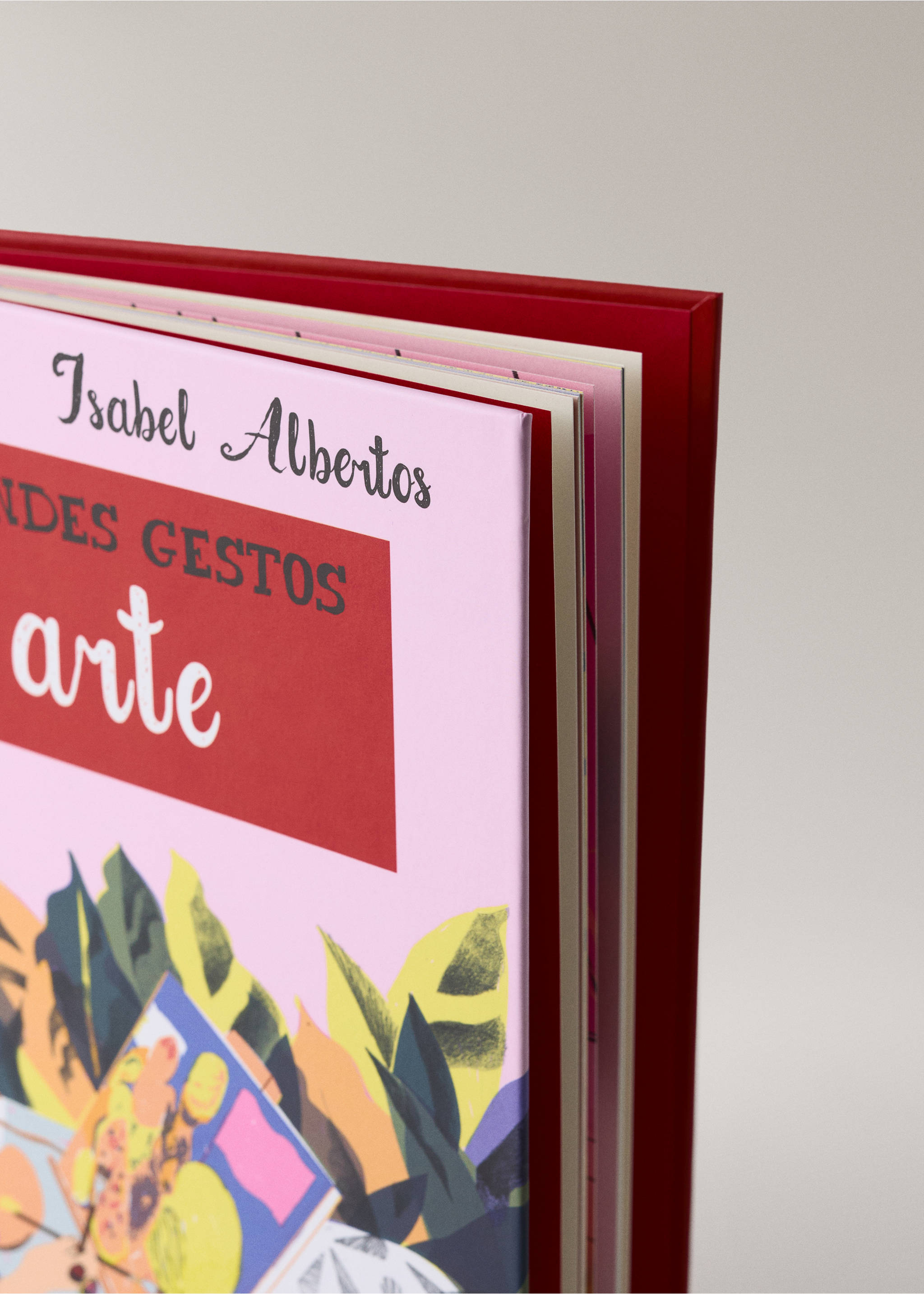 Libro infantil pequeños grandes gestos en el arte - Detalle del artículo 3, Rojo. Ref: 27001369-00.