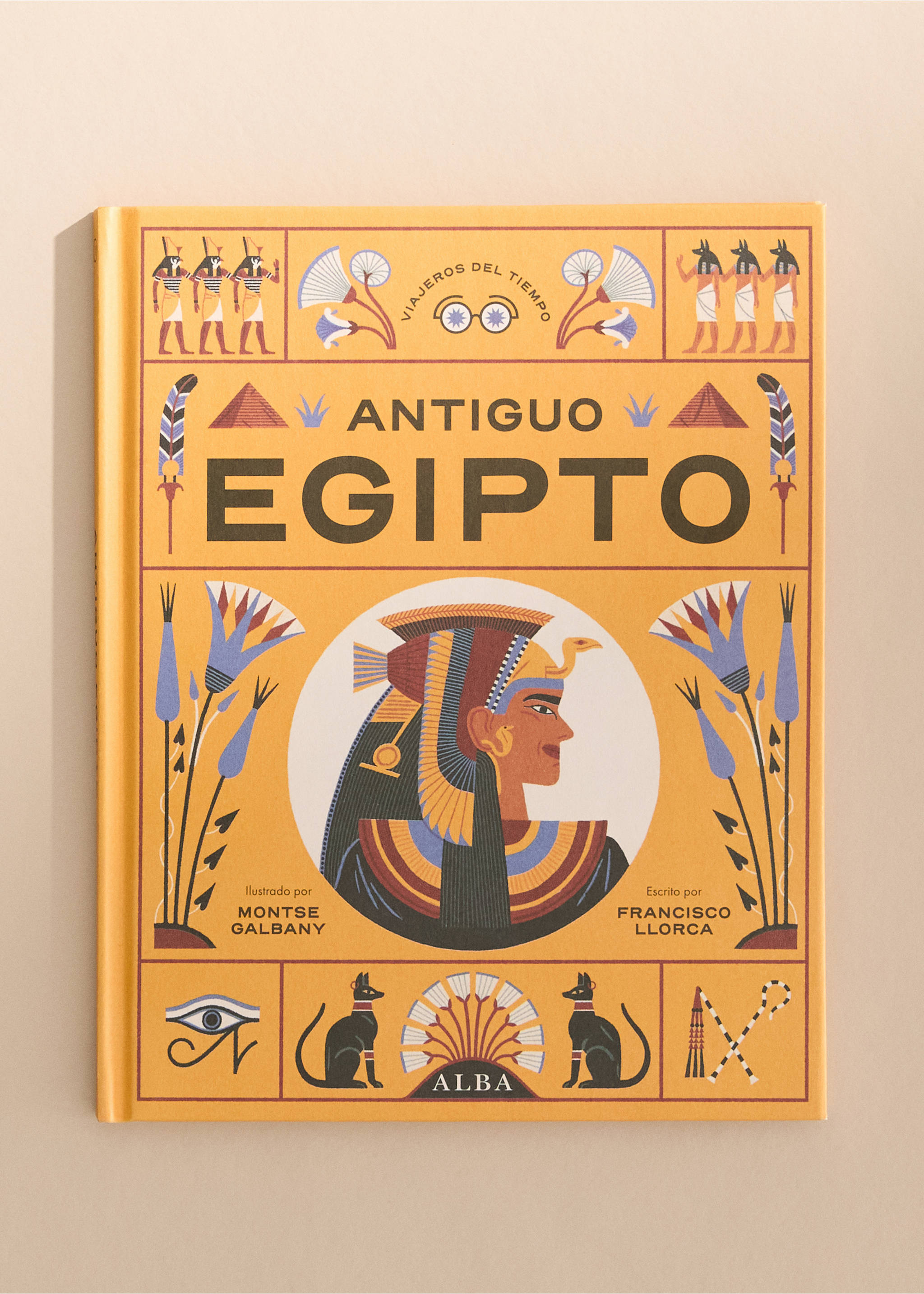 Llibre infantil Antic Egipte - Pla general, Groc pastel. Ref: 27001370-00.