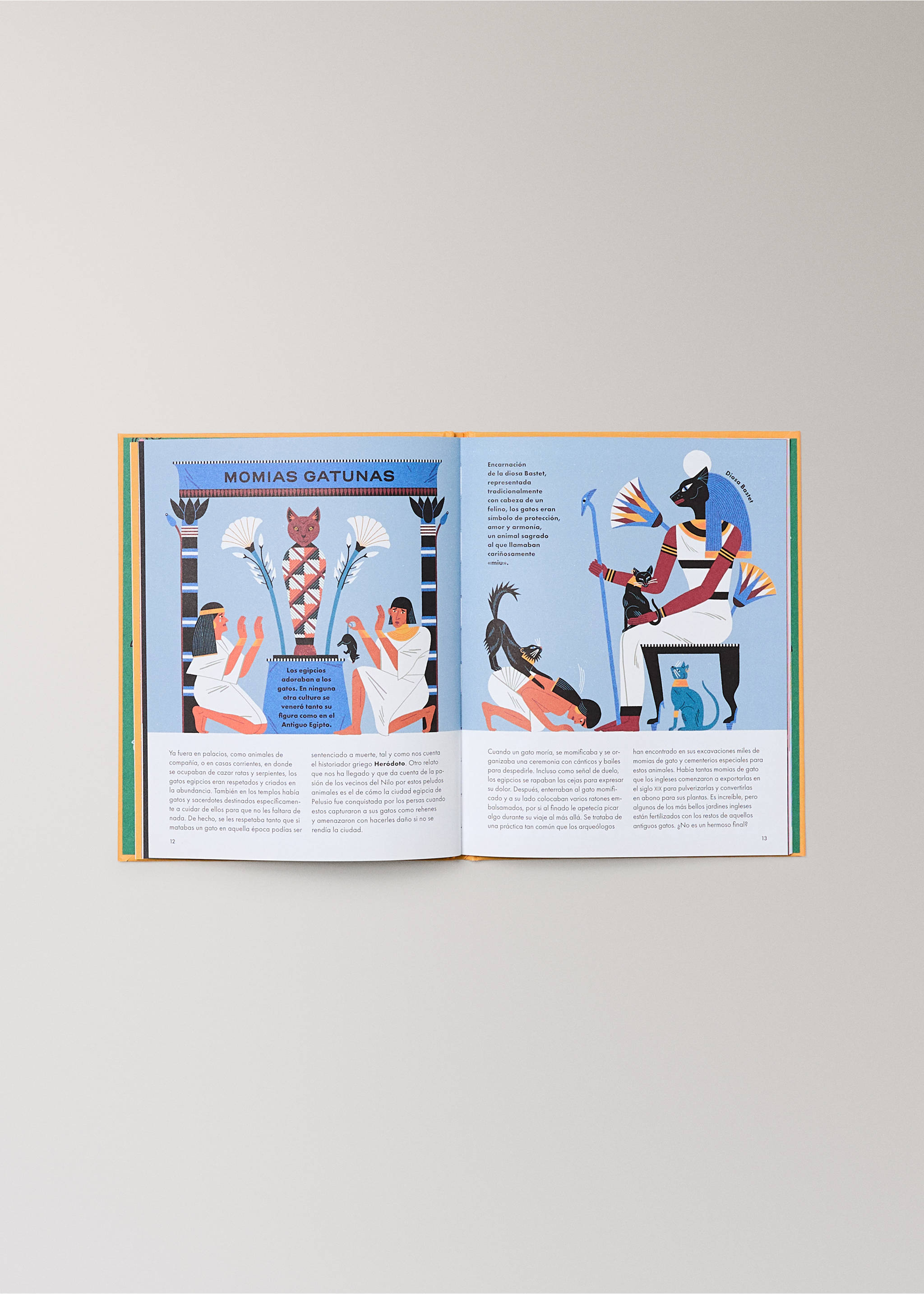 Llibre infantil Antic Egipte - Detall de l'article 4, Groc pastel. Ref: 27001370-00.