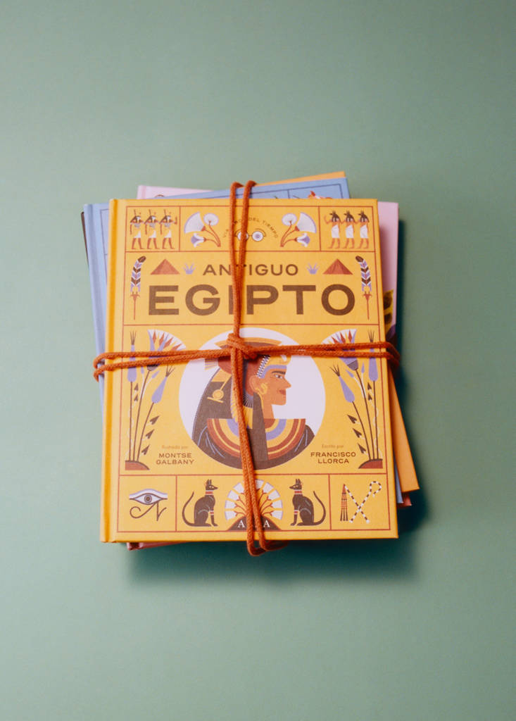 Libro infantil Antiguo Egipto — Amarillo pastel