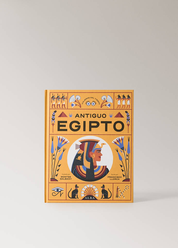 Libro infantil Antiguo Egipto — Amarillo pastel