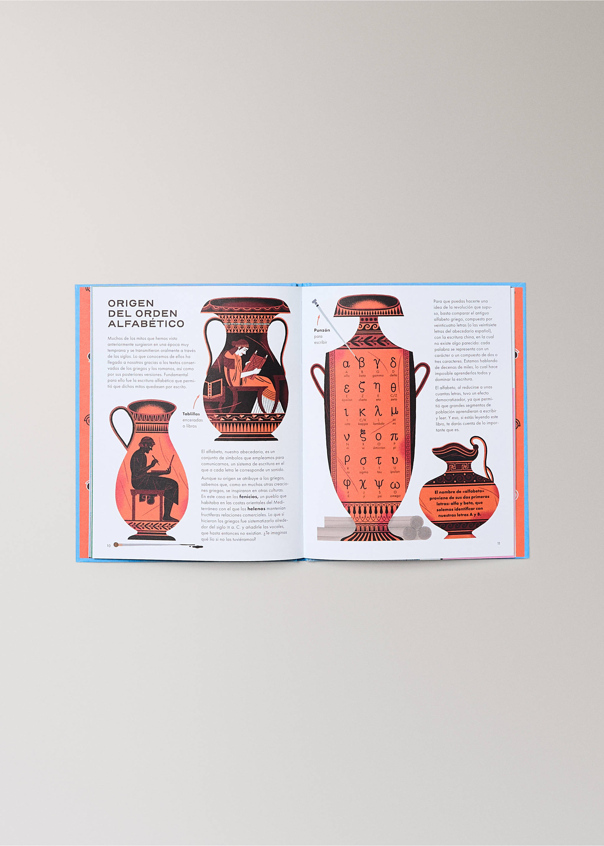 Llibre infantil Antiga Grècia - Detall de l'article 4, Blau. Ref: 27001371-00.