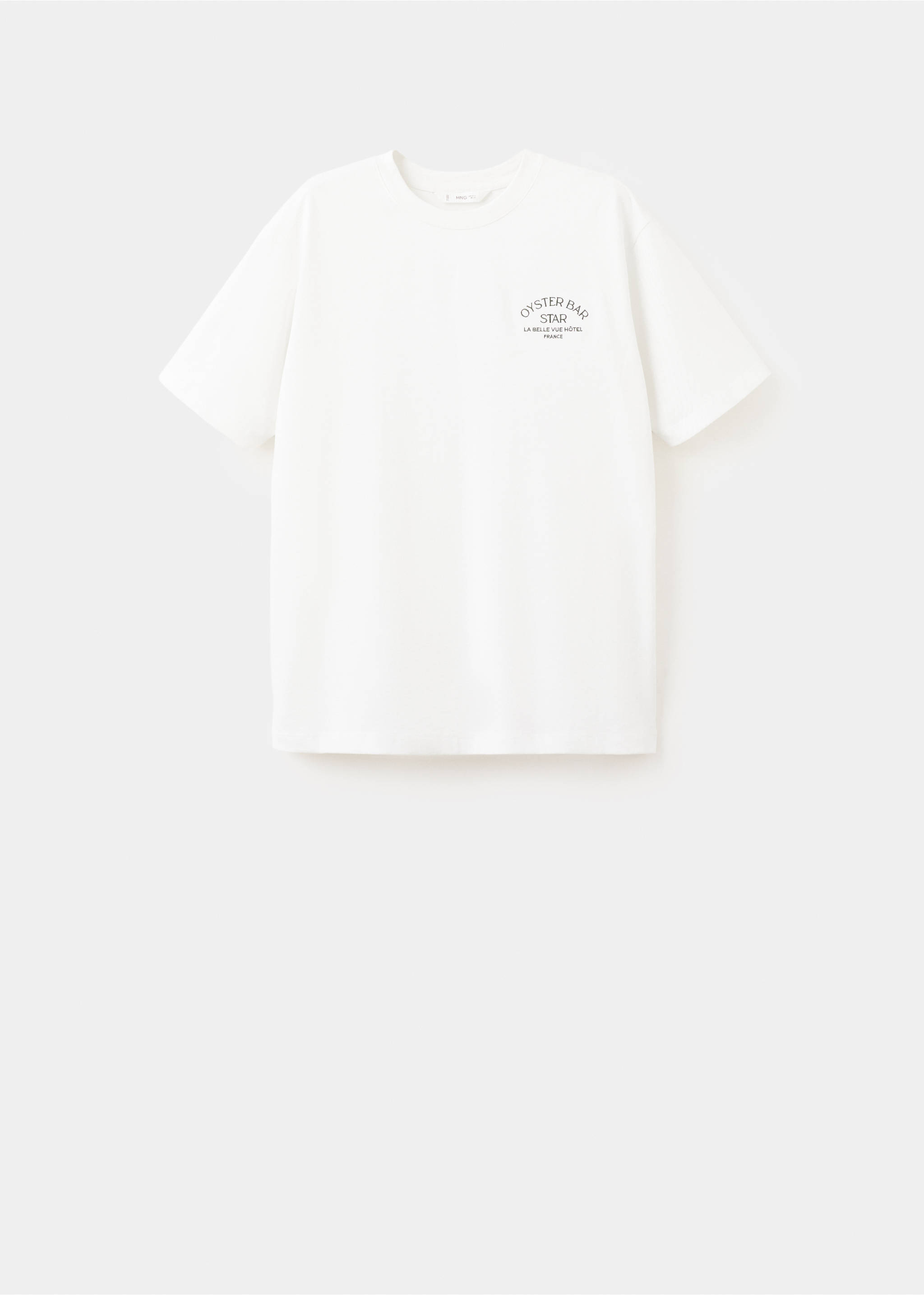 Camiseta estampada manga corta - Artículo sin modelo, Blanco roto. Ref: 27001512-00.